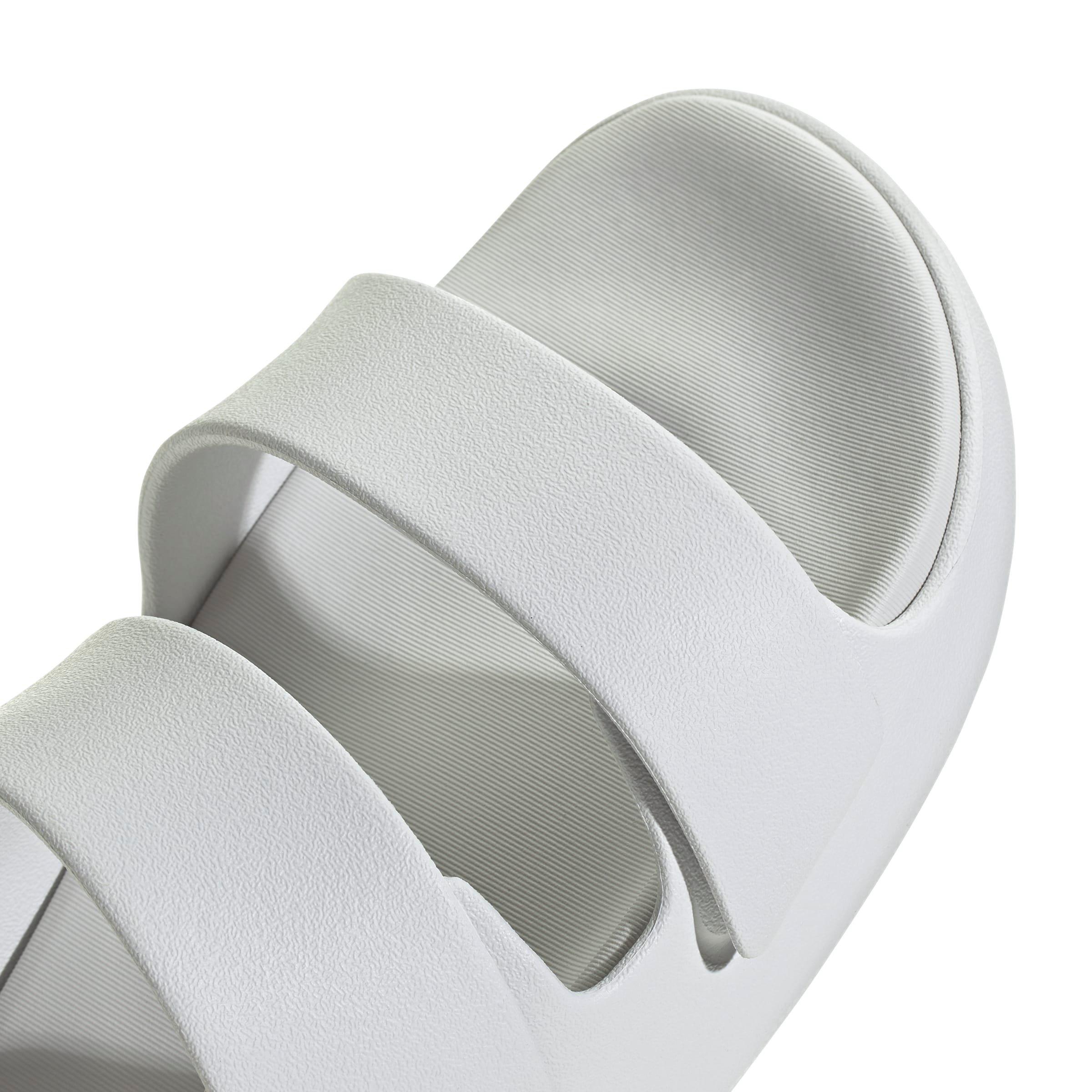 adidas ZNSORY "Crystal White/Crystal White/Dash Grey" Men's Sandal - WHITE/WHITE/GREY Thumbnail View 7