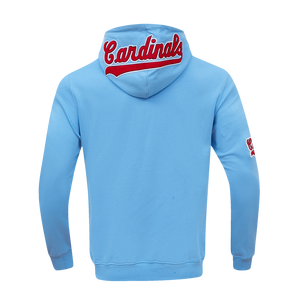 Pro Standard Men's St. Louis Cardinals Classic Chenille DK Full-Zip Pullover Jacket -Blue