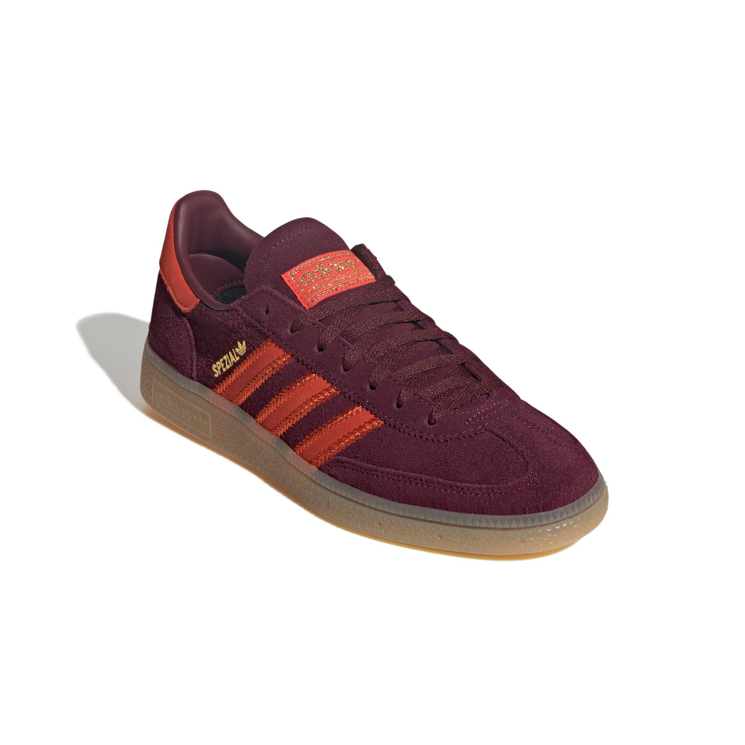 adidas Originals Handball Spezial "Maroon/Preloved Red/Gum 1" Women's Shoe - MAROON/RED/GUM Thumbnail View 3