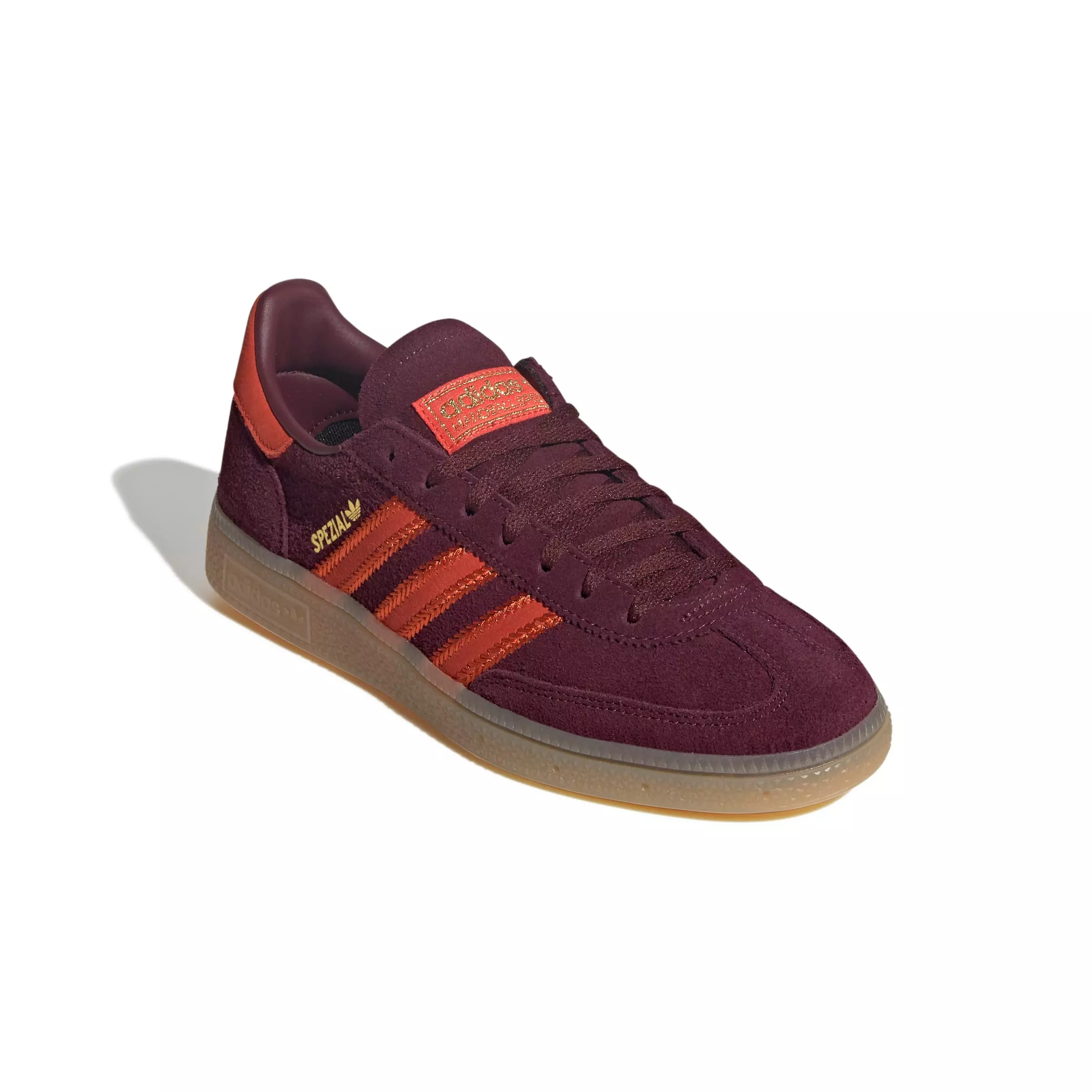 adidas Originals Handball Spezial "Maroon/Preloved Red/Gum 1" Women's Shoe - MAROON/RED/GUM