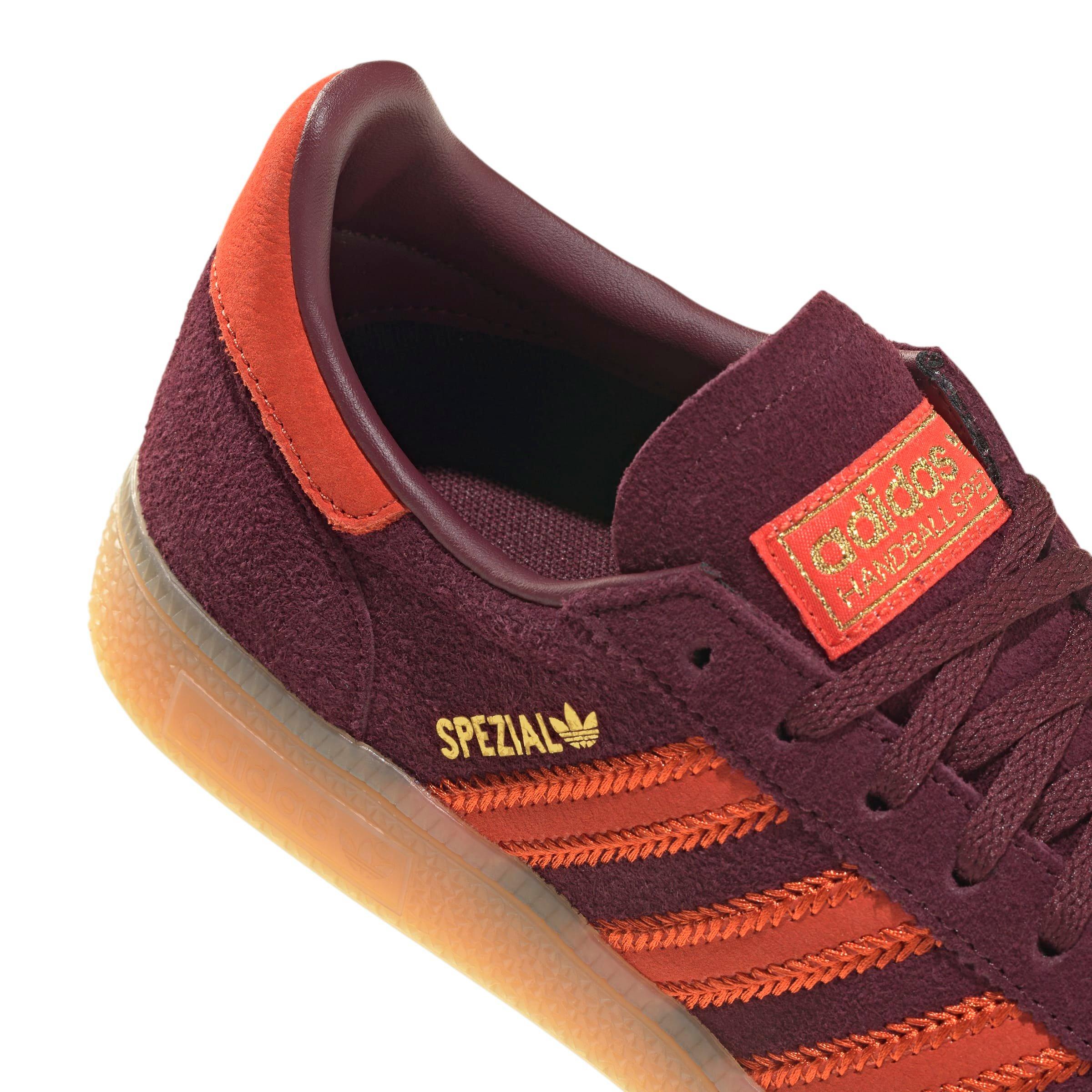 adidas Originals Handball Spezial "Maroon/Preloved Red/Gum 1" Women's Shoe - MAROON/RED/GUM Thumbnail View 6