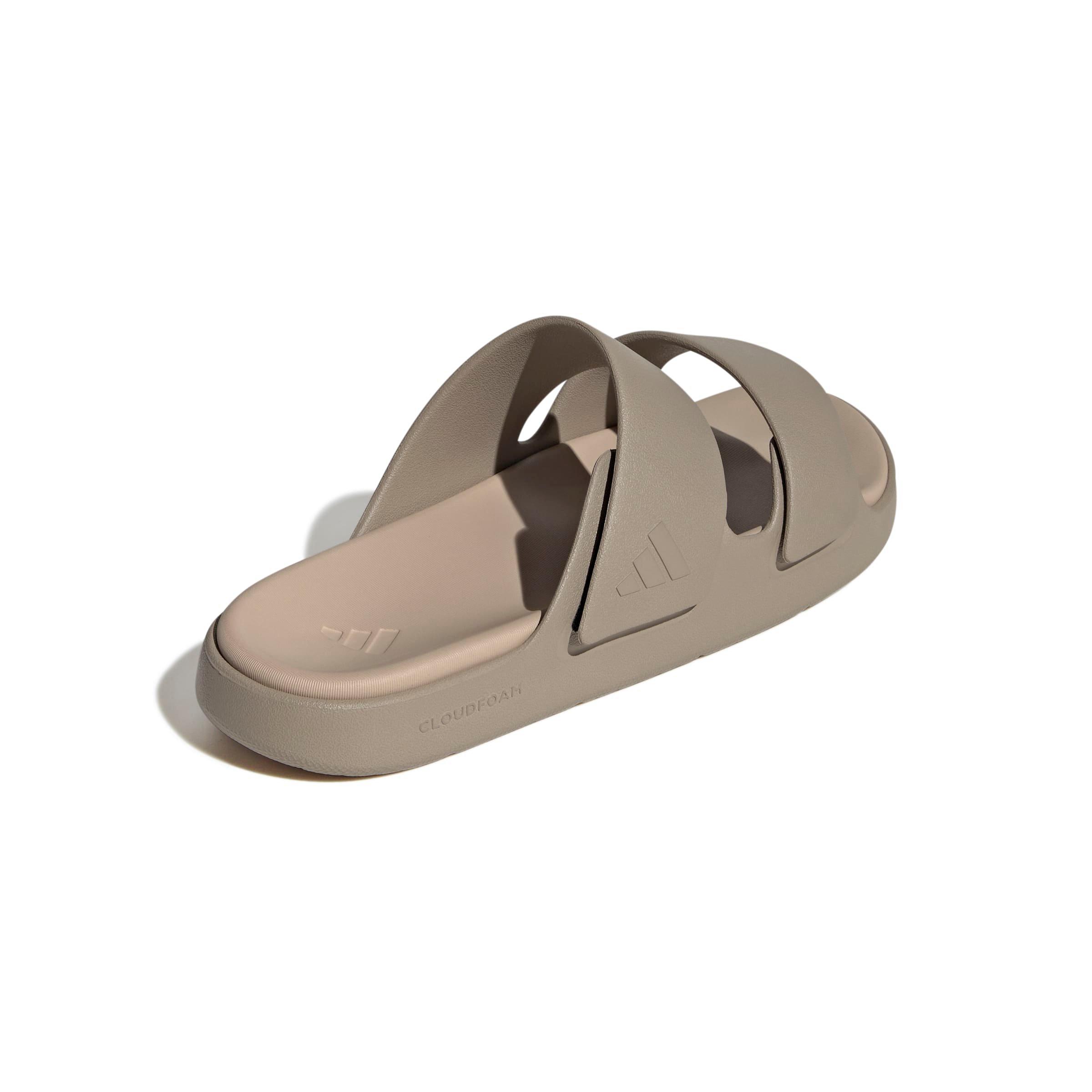 adidas ZNSORY "Blanch Cargo/Blanch Cargo/Clay Brown" Men's Sandal - CARGO/CARGO/BROWN Thumbnail View 4