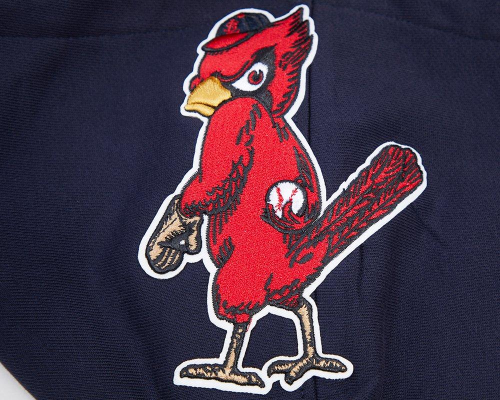 Pro Standard Men's St. Louis Cardinals Classic Fleece PO Hoodie -Navy - NAVY Thumbnail View 8