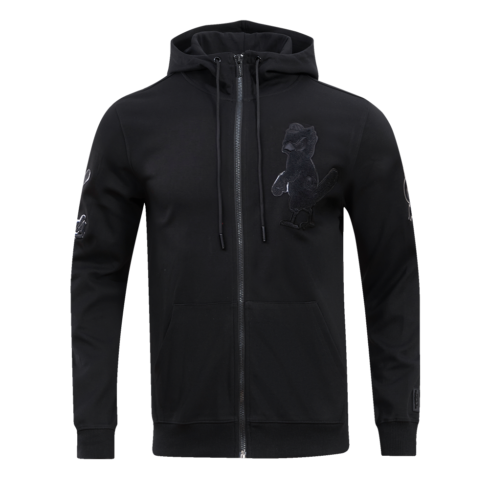 Pro Standard Men's St. Louis Cardinals Triple Black DK Full-Zip Jacket - BLACK Thumbnail View 1