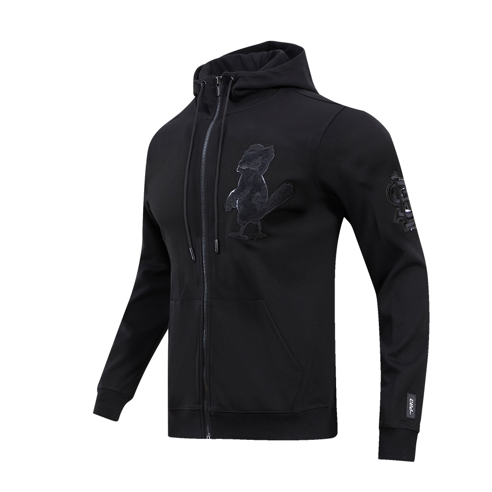 Pro Standard Men's St. Louis Cardinals Triple Black DK Full-Zip Jacket - BLACK Thumbnail View 3