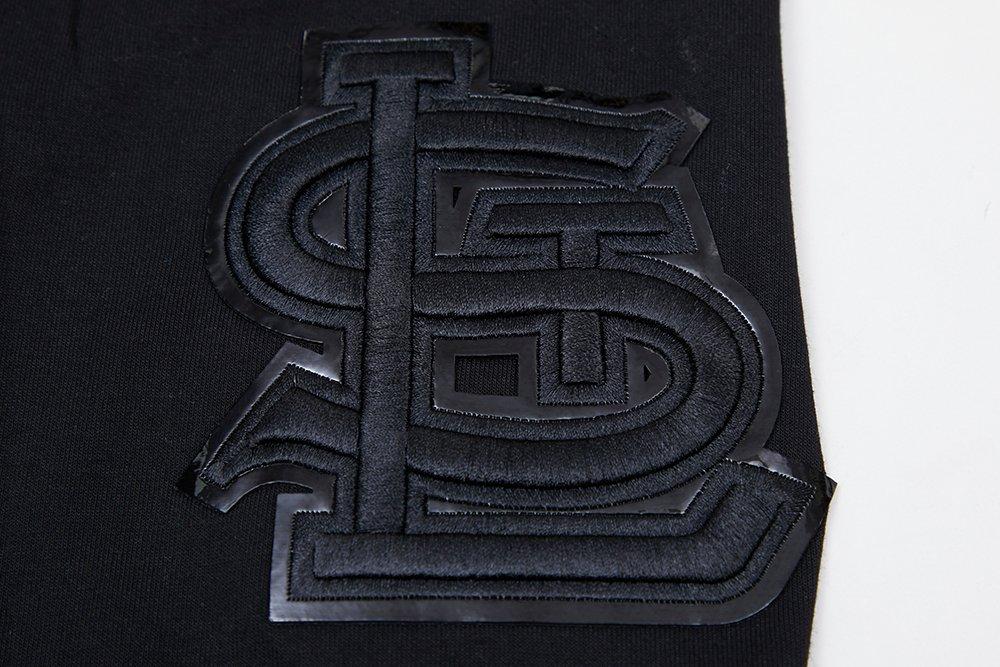 Pro Standard Men's St. Louis Cardinals Triple Black DK Full-Zip Jacket - BLACK Thumbnail View 7