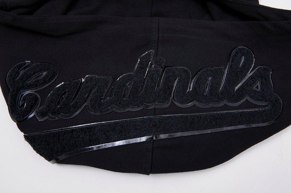 Pro Standard Men's St. Louis Cardinals Triple Black DK Full-Zip Jacket - BLACK Thumbnail View 8