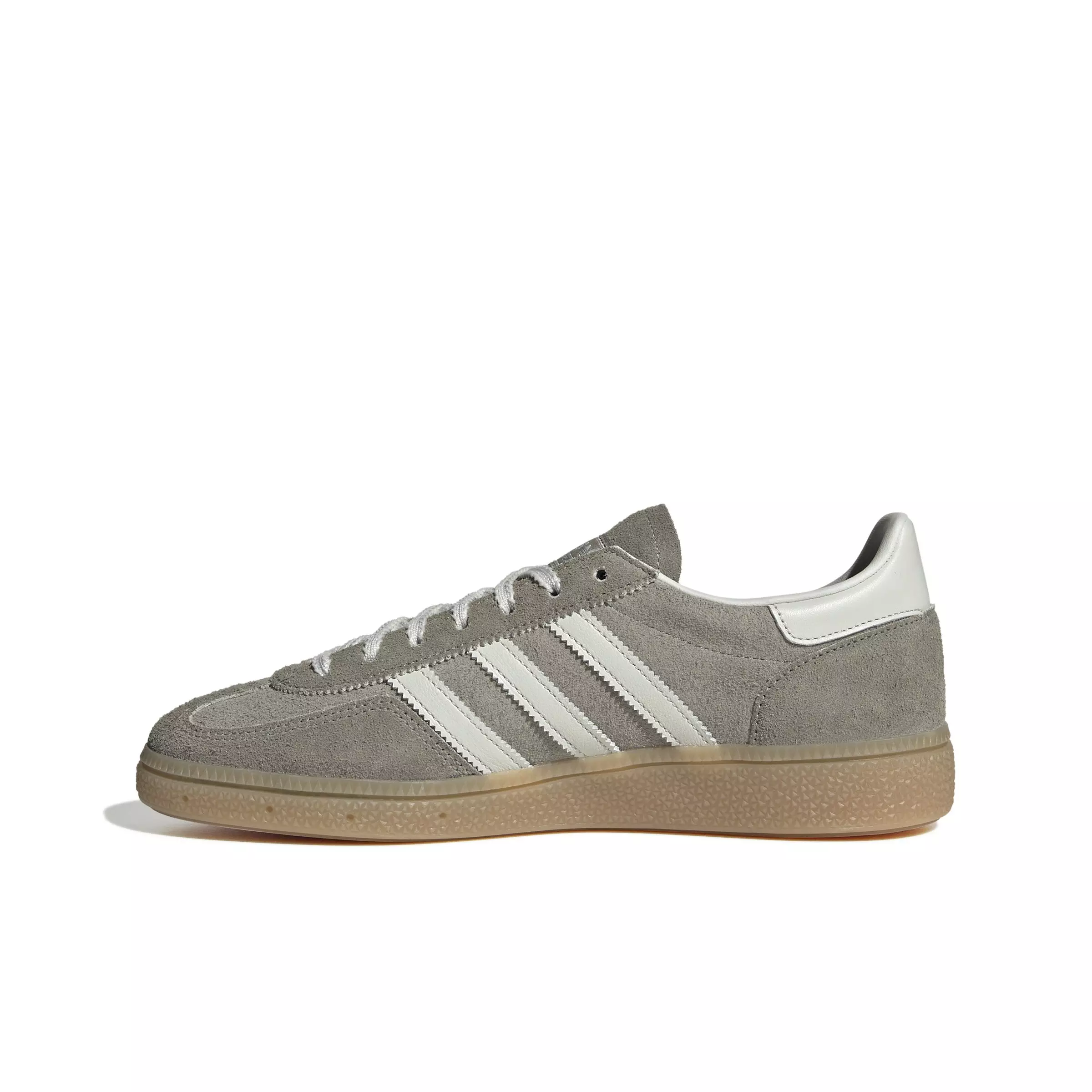adidas Originals Handball Spezial "Silver Pebble/Orbit Grey/Gum 4" Women's Shoe - SILVER/GREY/GUM