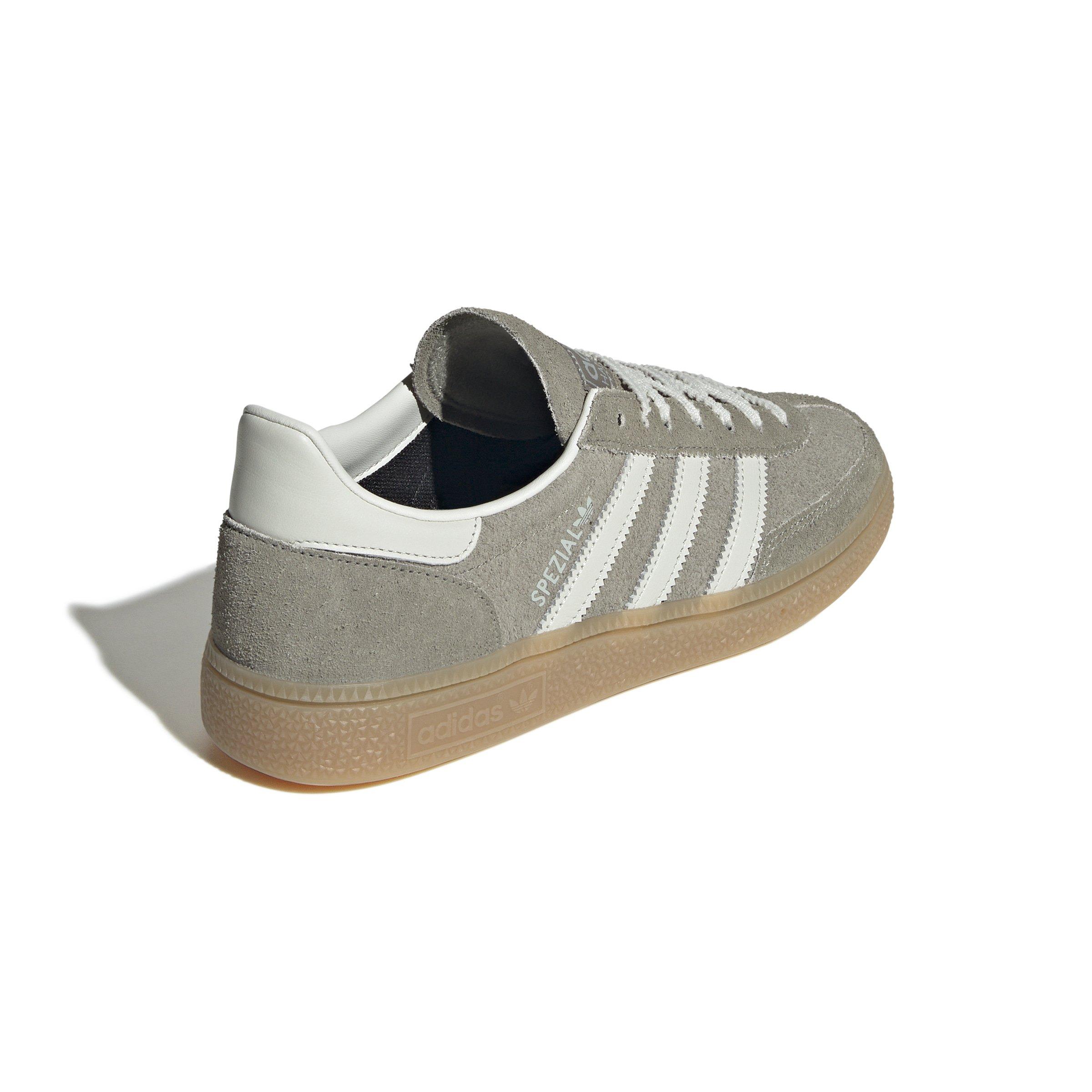 adidas Originals Handball Spezial "Silver Pebble/Orbit Grey/Gum 4" Women's Shoe - SILVER/GREY/GUM Thumbnail View 4