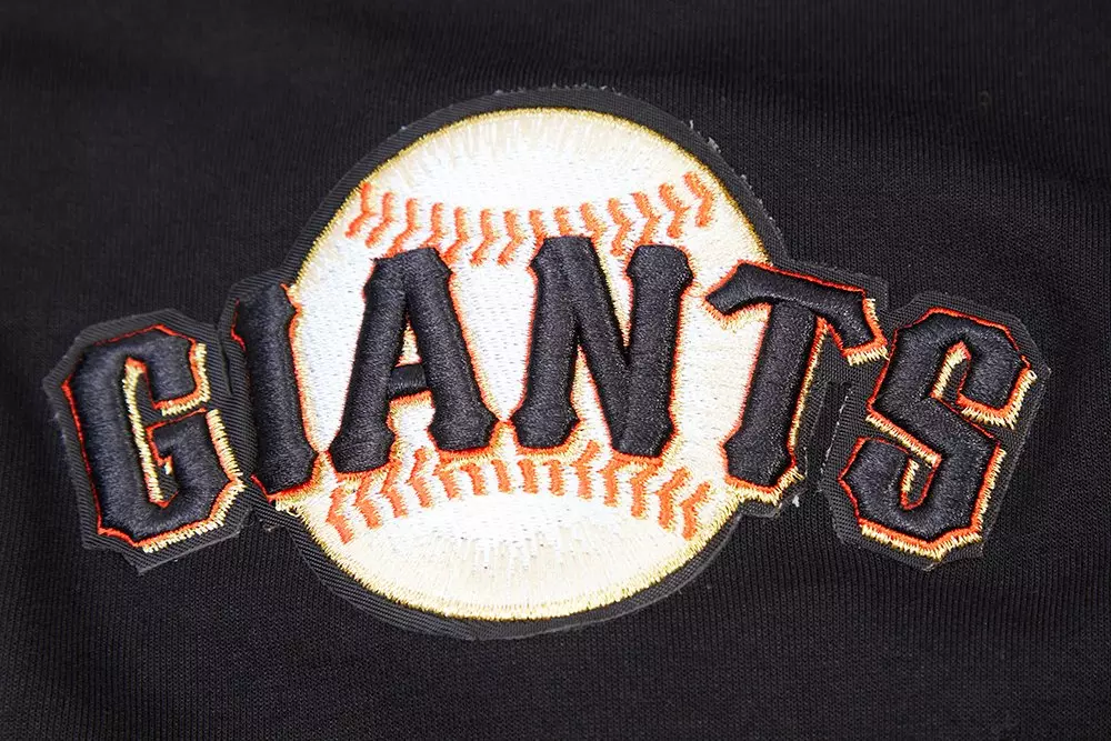 Pro Standard Men's San Francisco Giants Classic Chenille DK Full-Zip Pullover Jacket -Black - BLACK