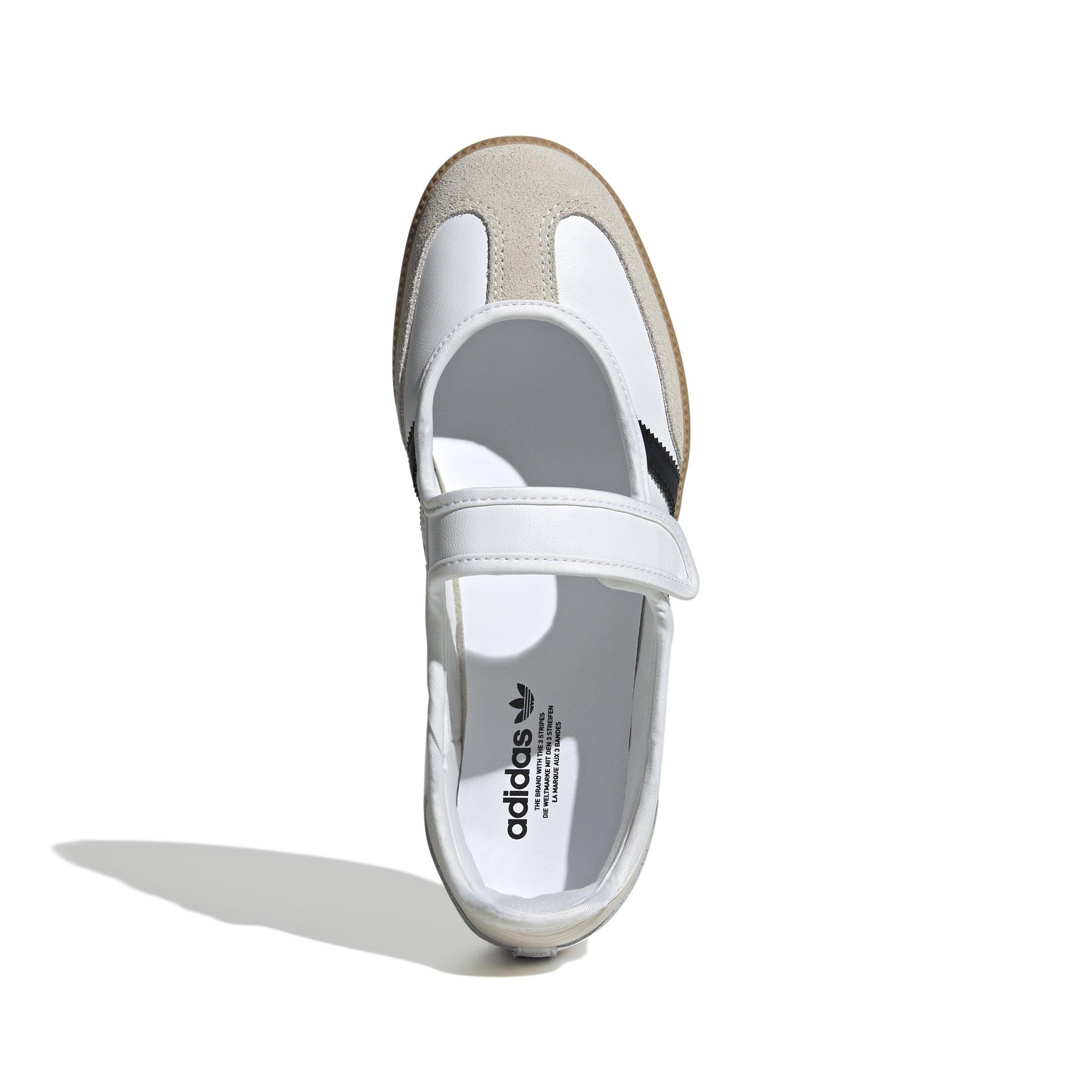 adidas Originals Samba Jane "Ftwr White/Alumina/Core Black" Women's Shoe - WHITE/ALUMINA/BLACK Thumbnail View 5