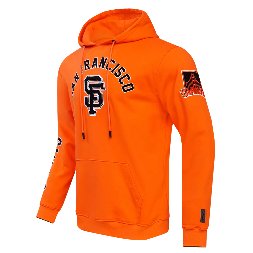 Pro Standard Men's San Francisco Giants Classic Fleece PO Hoodie -Orange - ORANGE