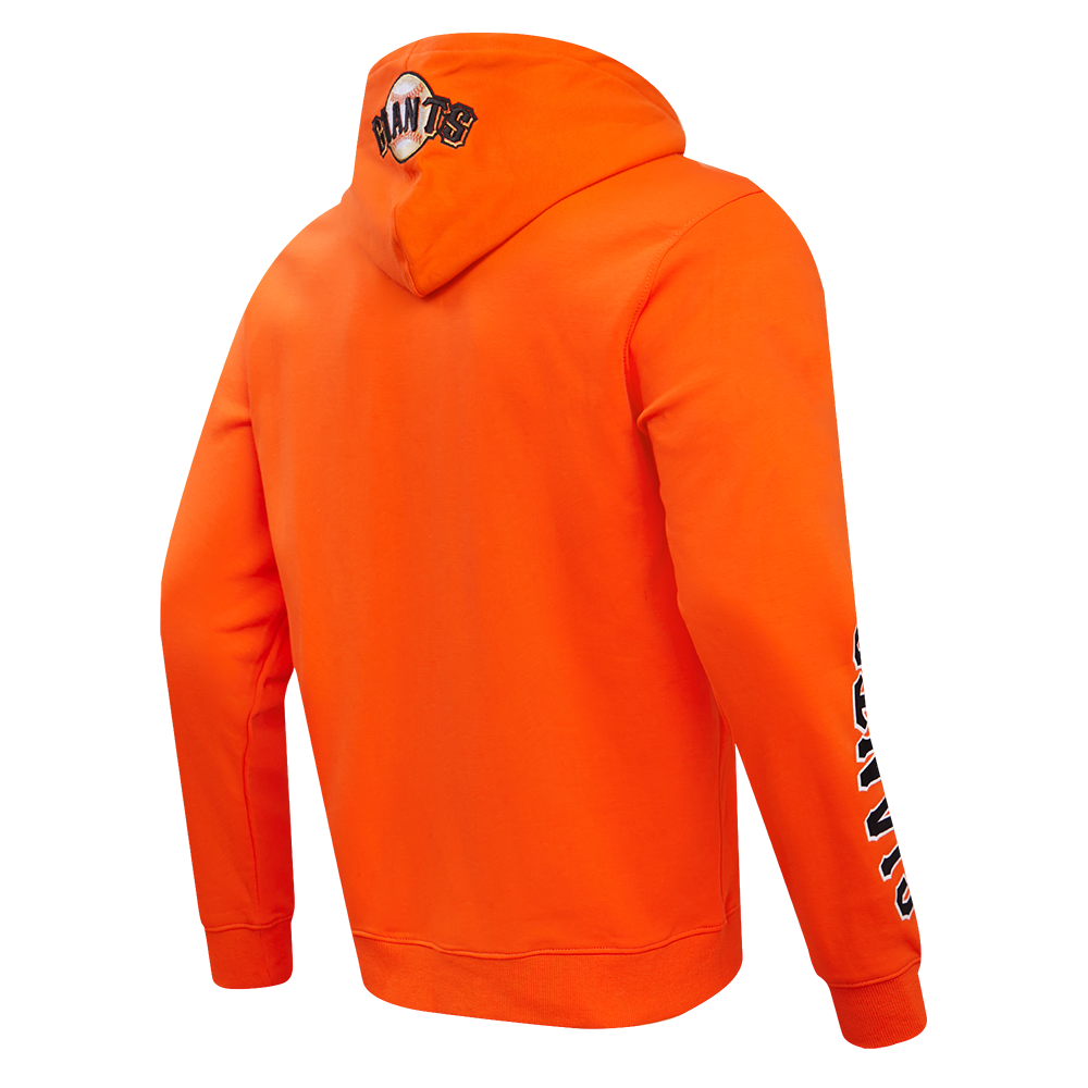 Pro Standard Men's San Francisco Giants Classic Fleece PO Hoodie -Orange - ORANGE Thumbnail View 4