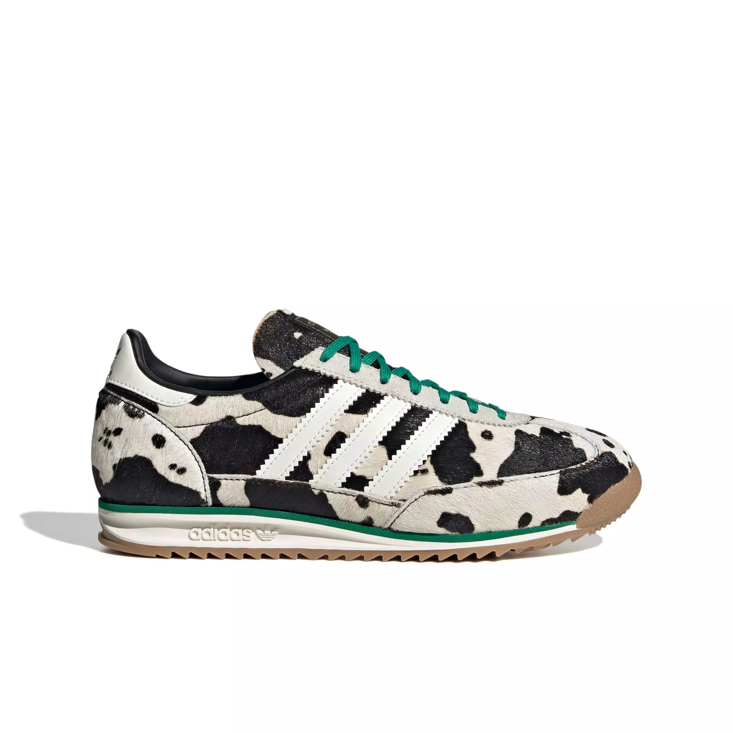 adidas Originals SL 72 OG "Core Black/Off White/Court Green" Women's Shoe - BLACK/OFF WHITE/GREEN