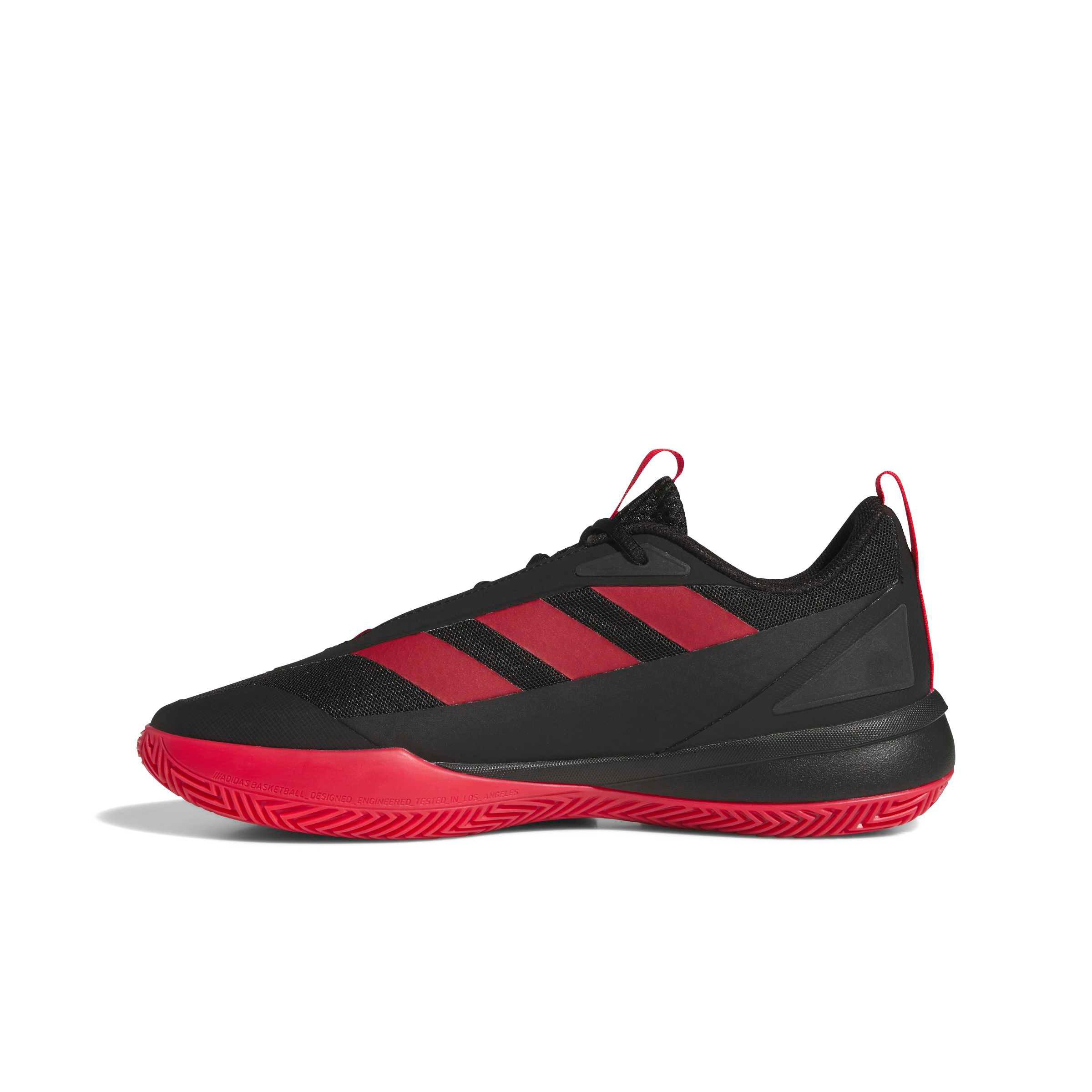 adidas Subzone "Core Black/Pure Ruby/Core Black" Men's Basketball Shoe - BLACK/RUBY/BLACK Thumbnail View 2