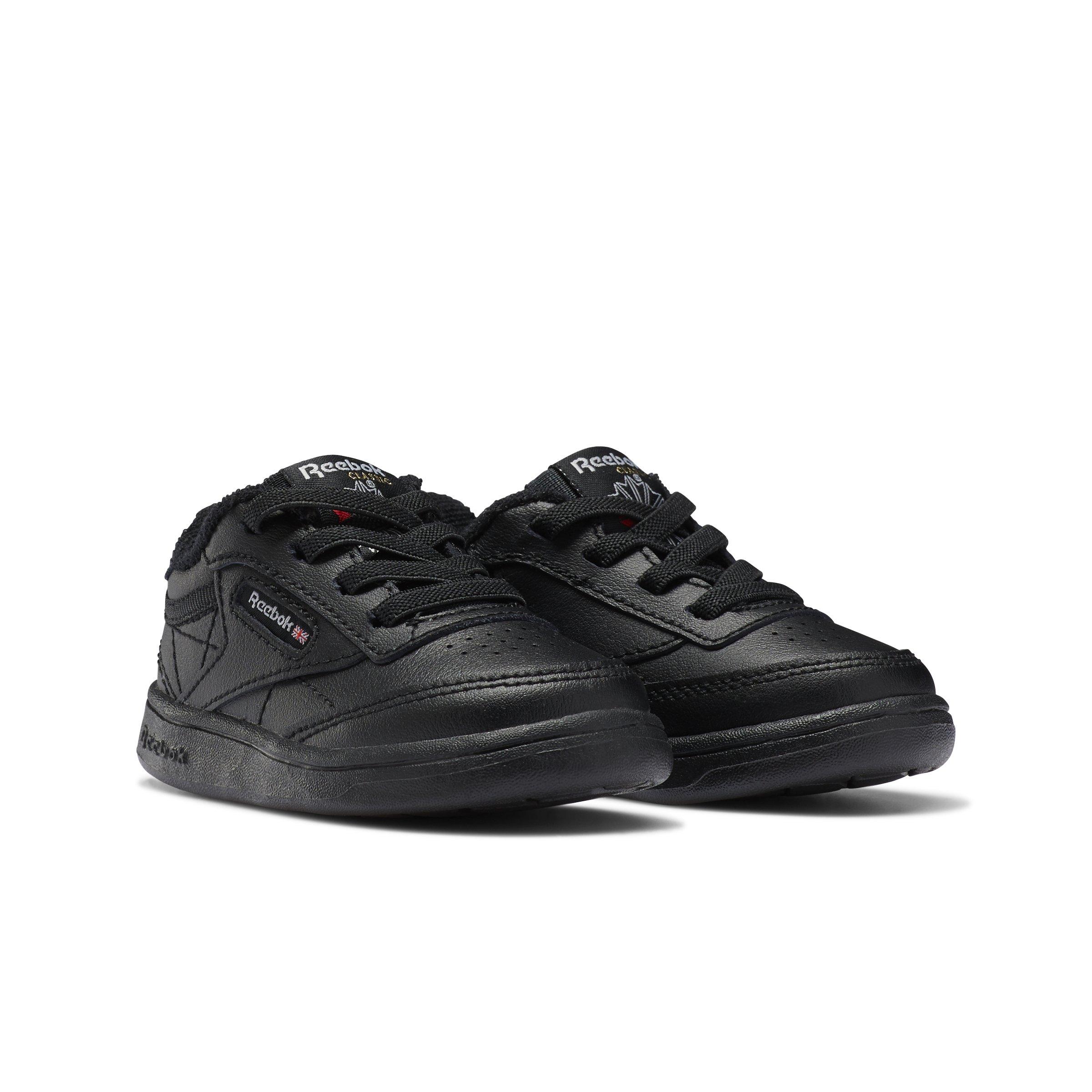 Reebok Club C Toddler Boys' "Core Black/Core Black" Shoe