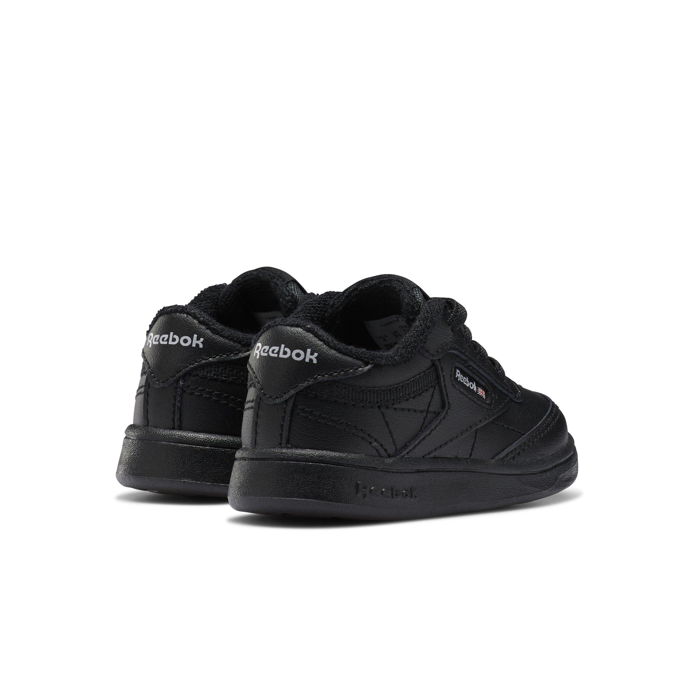 Reebok Club C Toddler Boys' "Core Black/Core Black" Shoe