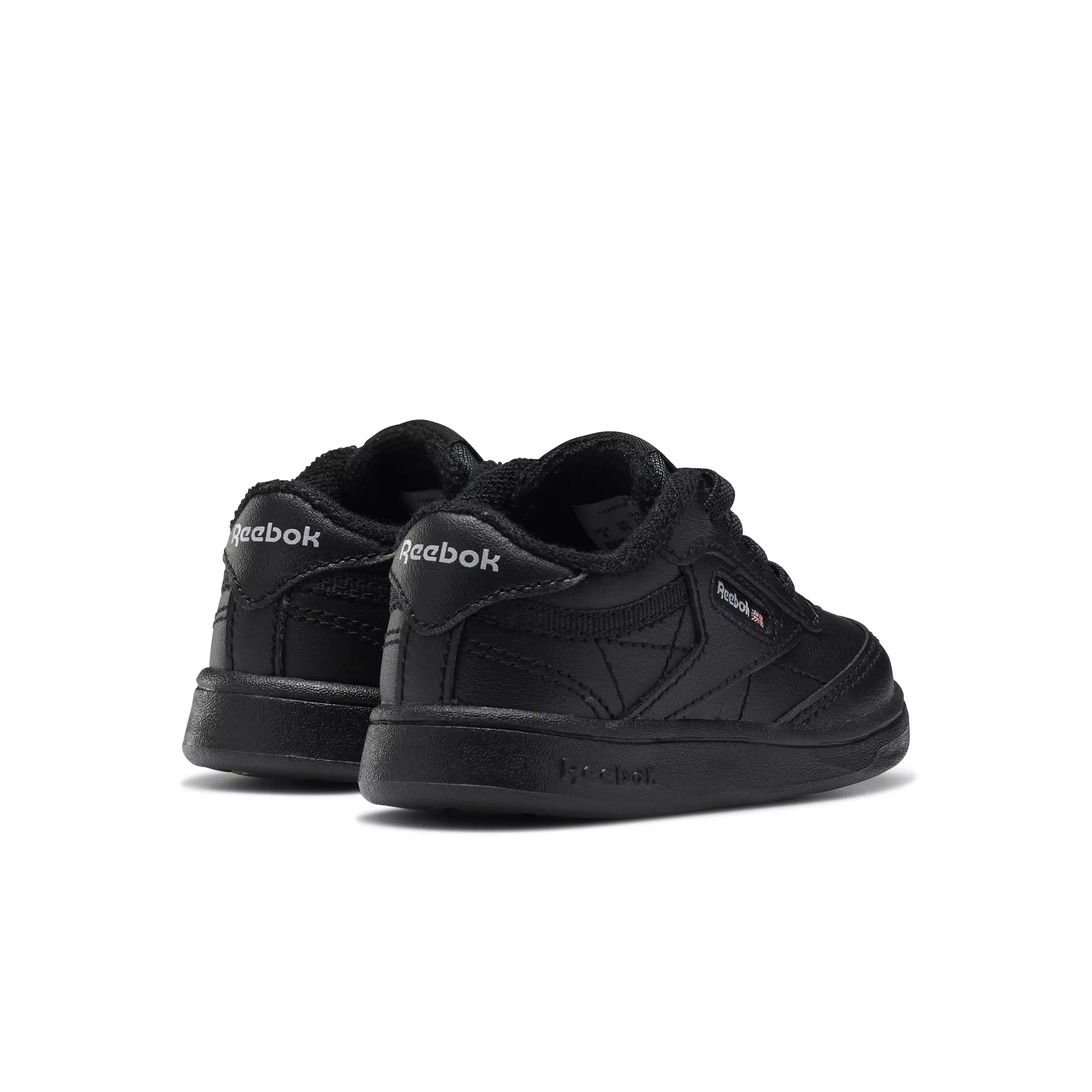 Reebok Club C "Core Black/Core Black" Toddler Boys' Shoe - BLACK
