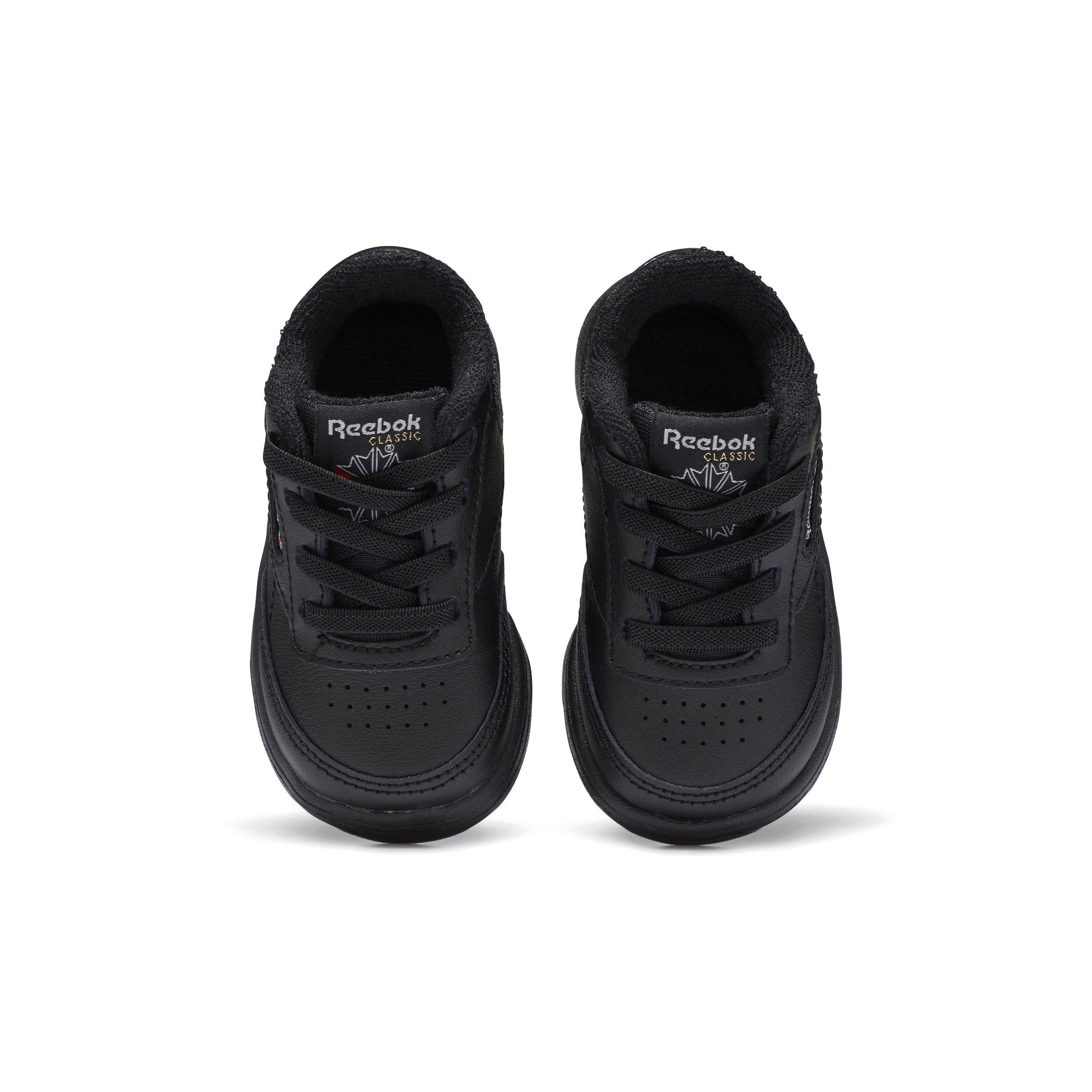 Reebok Club C Toddler Boys' "Core Black/Core Black" Shoe
