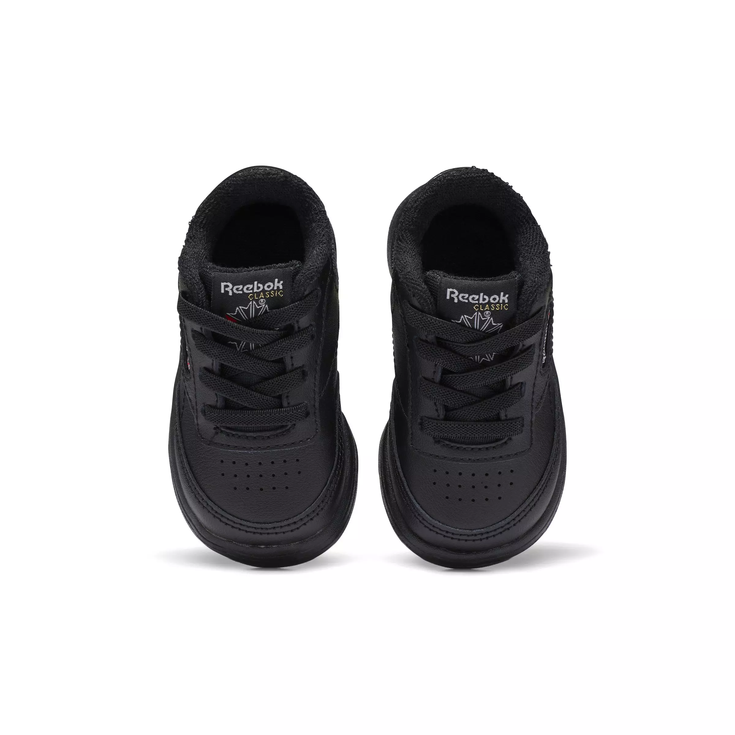 Reebok Club C "Core Black/Core Black" Toddler Boys' Shoe - BLACK