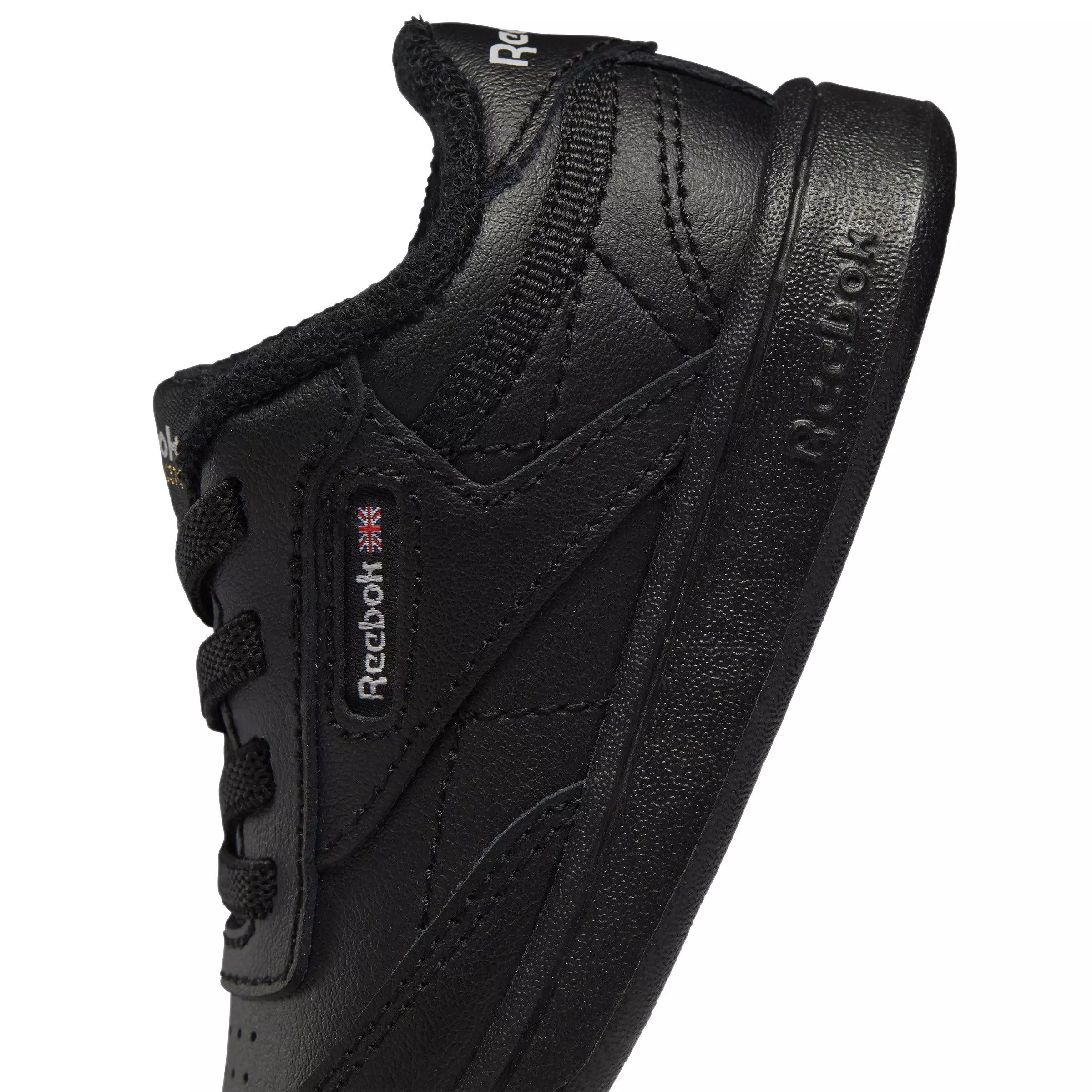 Reebok Club C "Core Black/Core Black" Toddler Boys' Shoe - BLACK