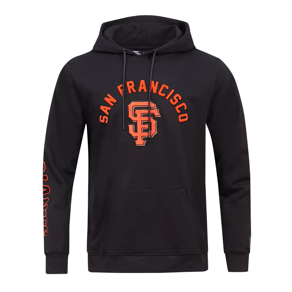 Pro Standard Men's San Francisco Giants Classic Fleece PO Hoodie - Black - BLACK
