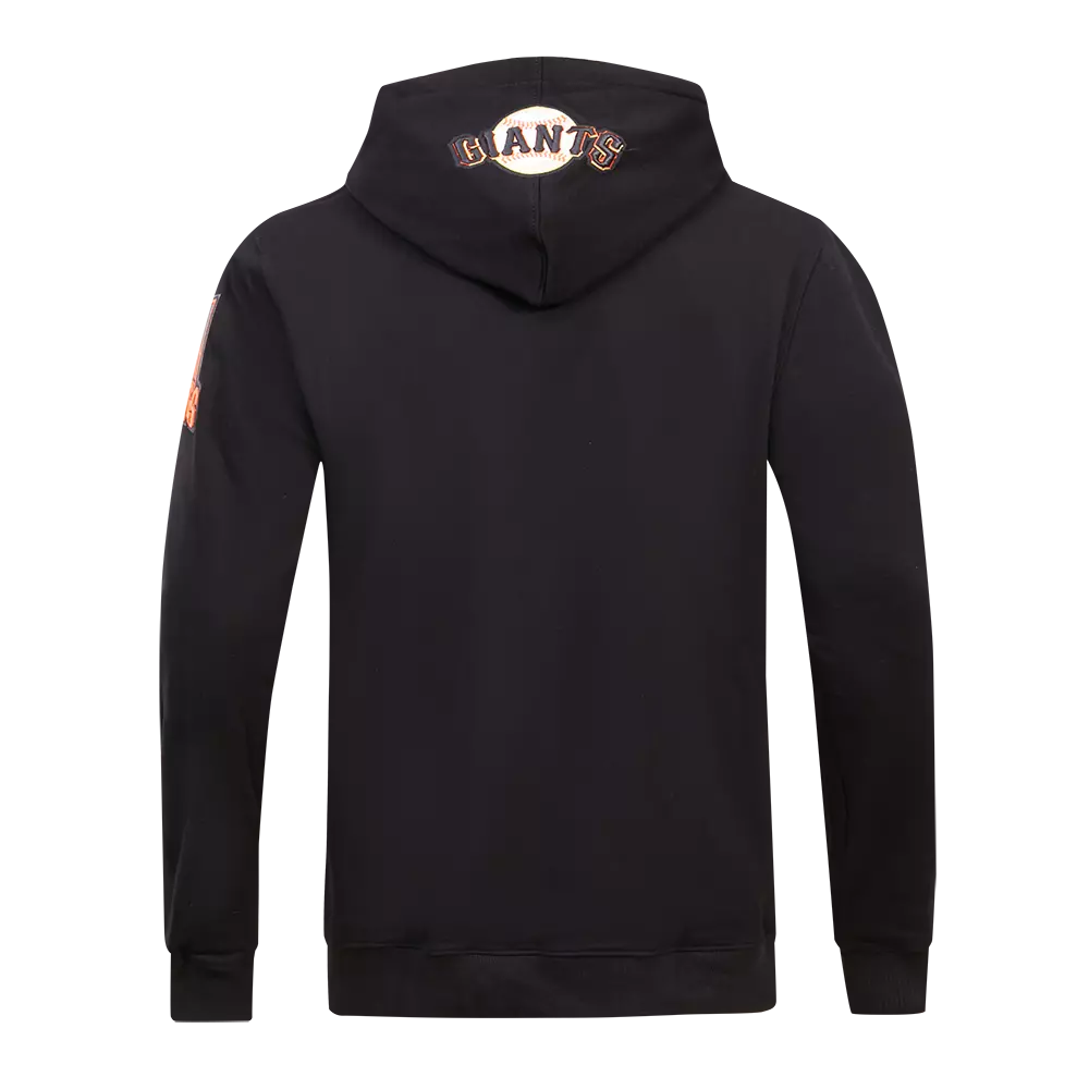 Pro Standard Men's San Francisco Giants Classic Fleece PO Hoodie - Black - BLACK