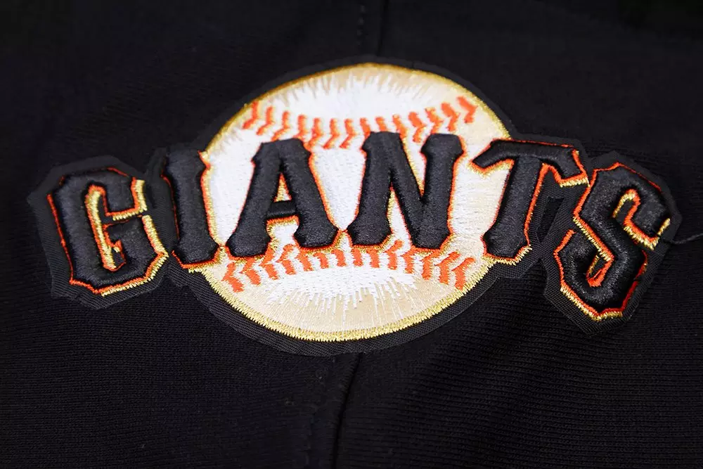 Pro Standard Men's San Francisco Giants Classic Fleece PO Hoodie - Black - BLACK