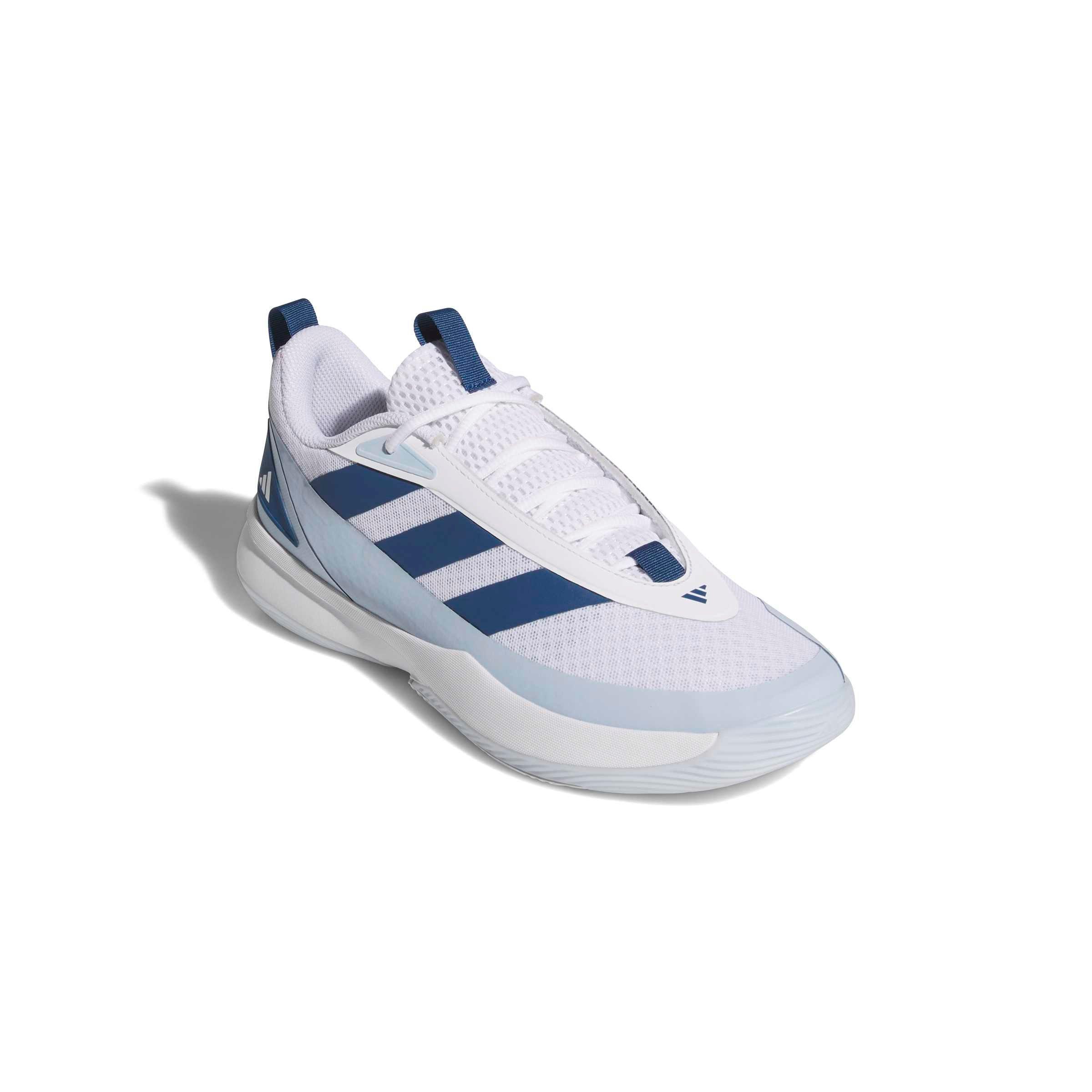 adidas Subzone "Ftwr White/Dusky Petrol/Crystal Sky" Men's Basketball Shoe - WHITE/DUSKY/SKY Thumbnail View 3