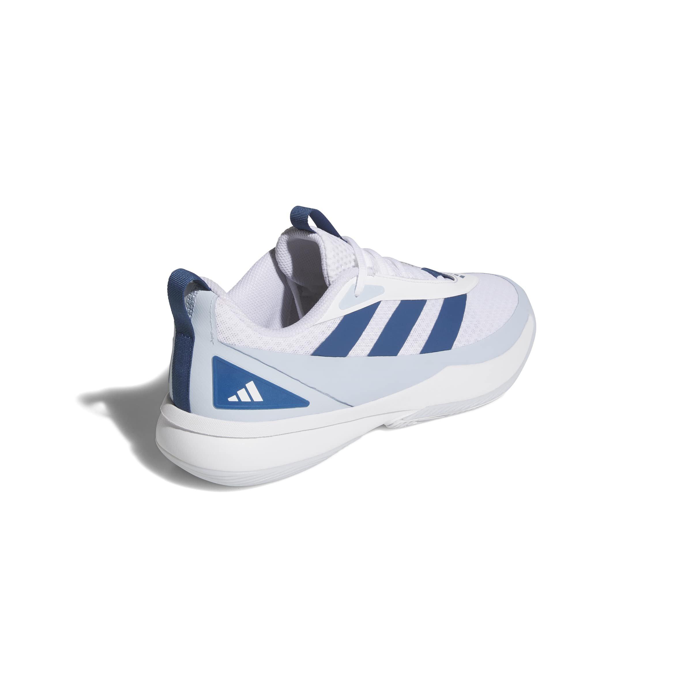 adidas Subzone "Ftwr White/Dusky Petrol/Crystal Sky" Men's Basketball Shoe - WHITE/DUSKY/SKY Thumbnail View 4