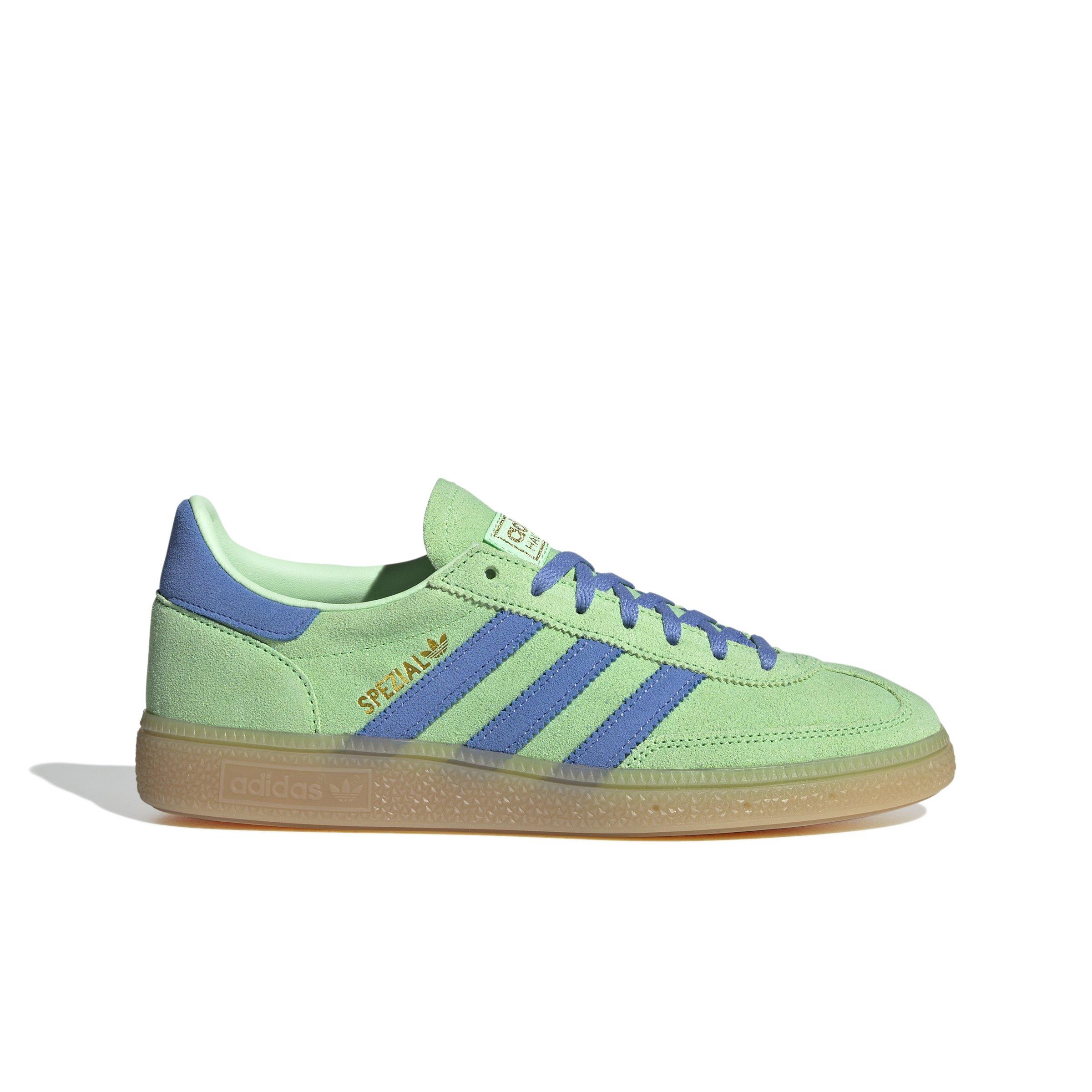 adidas Originals Handball Spezial "Lime Burst/Blue Fusion/Gum 1" Women's Shoe - LIME/BLUE/GUM Thumbnail View 1