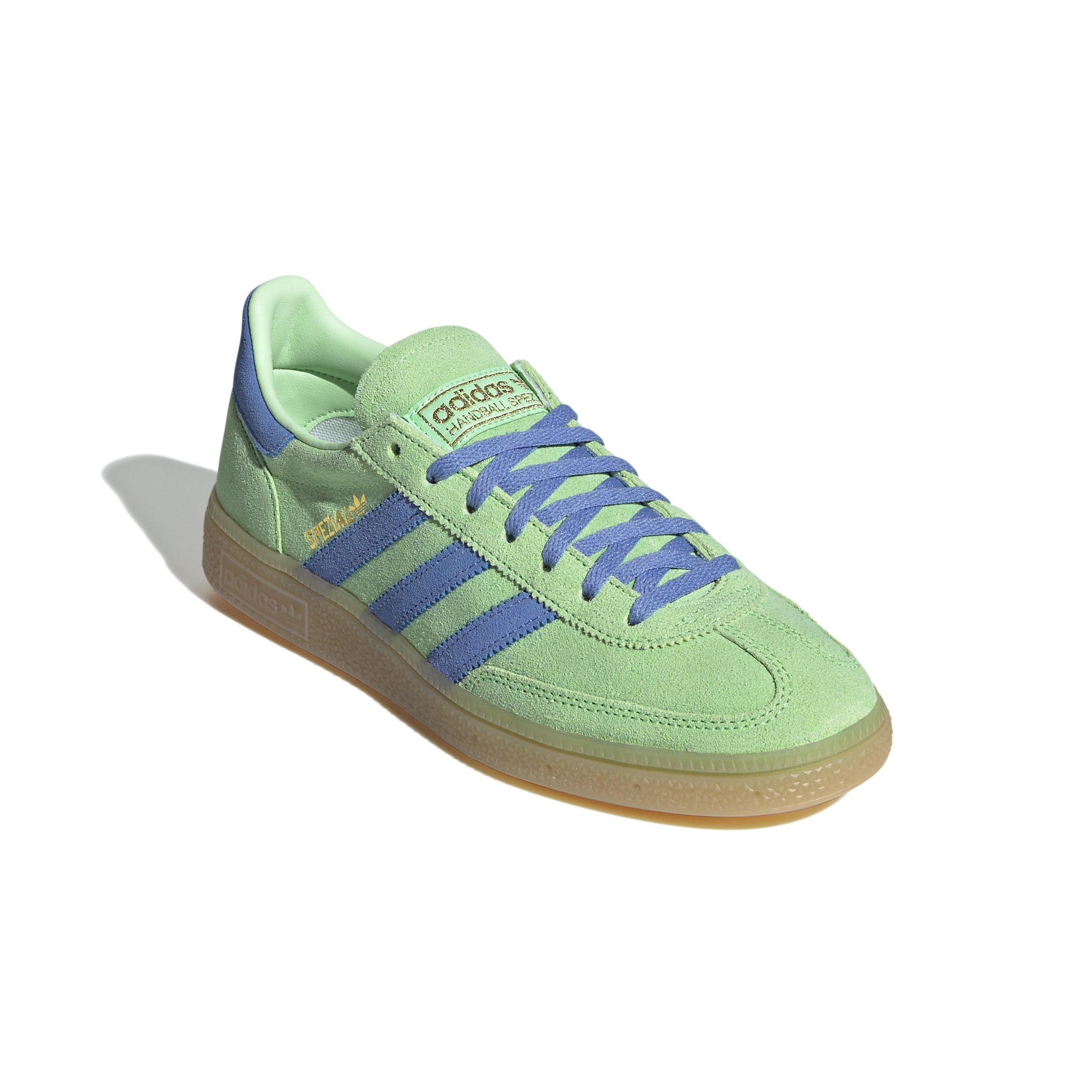 adidas Originals Handball Spezial "Lime Burst/Blue Fusion/Gum 1" Women's Shoe - LIME/BLUE/GUM Thumbnail View 3