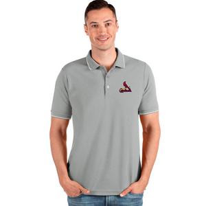 St. Louis Cardinals Antigua Big & Tall Tribute Polo - Red