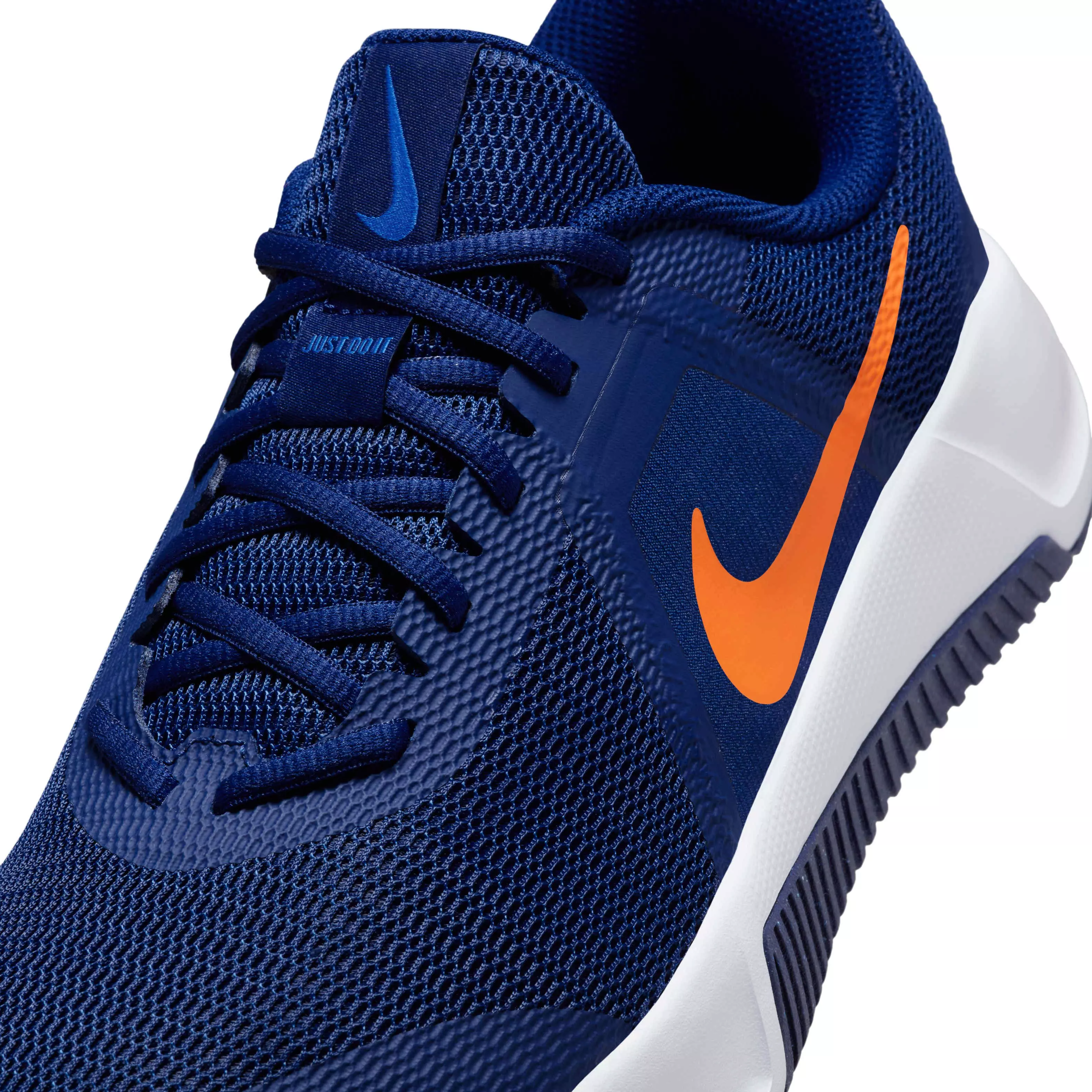 Nike MC Trainer 3 "Blue Void/White/Game Royal/Safety Orange" Men's Training Shoe - BLUE/WHITE/ROYAL/ORANGE