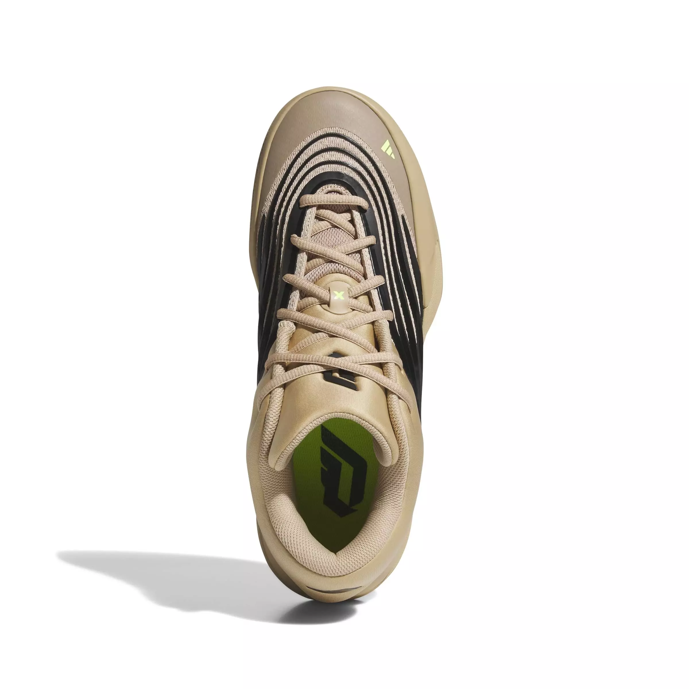 adidas DAME X "Warm Sandstone/Core Black/Lucid Lemon" Men's Basketball Shoe - SANDSTONE/BLACK/LEMON
