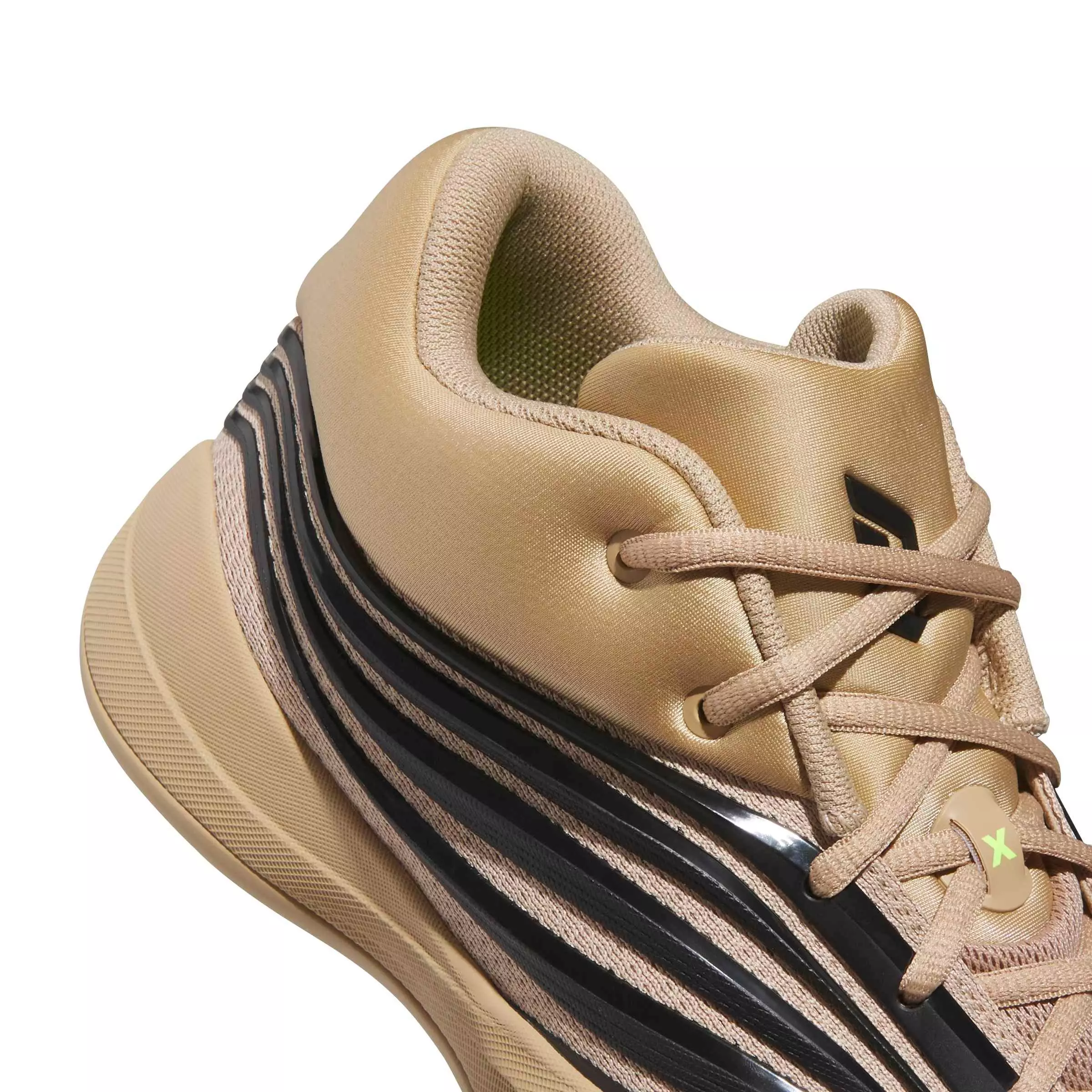 adidas DAME X "Warm Sandstone/Core Black/Lucid Lemon" Men's Basketball Shoe - SANDSTONE/BLACK/LEMON