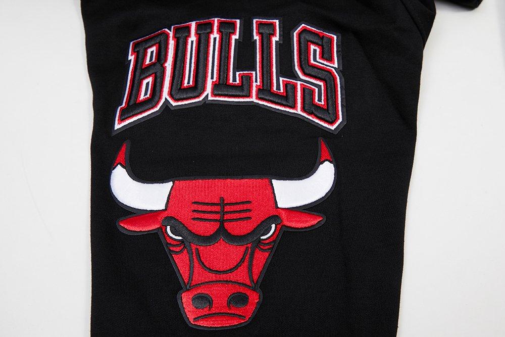 Pro Standard Men's Chicago Bulls Classic Chenille DK PO Hoodie - Black - BLACK Thumbnail View 7