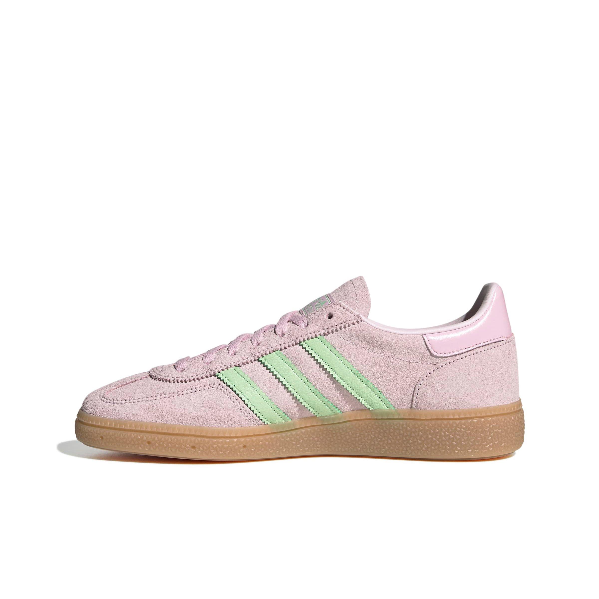 adidas Originals Handball Spezial "Almost Pink/Semi Green Spark/Clear Pink" Women's Shoe - PINK/GREEN/PINK Thumbnail View 2