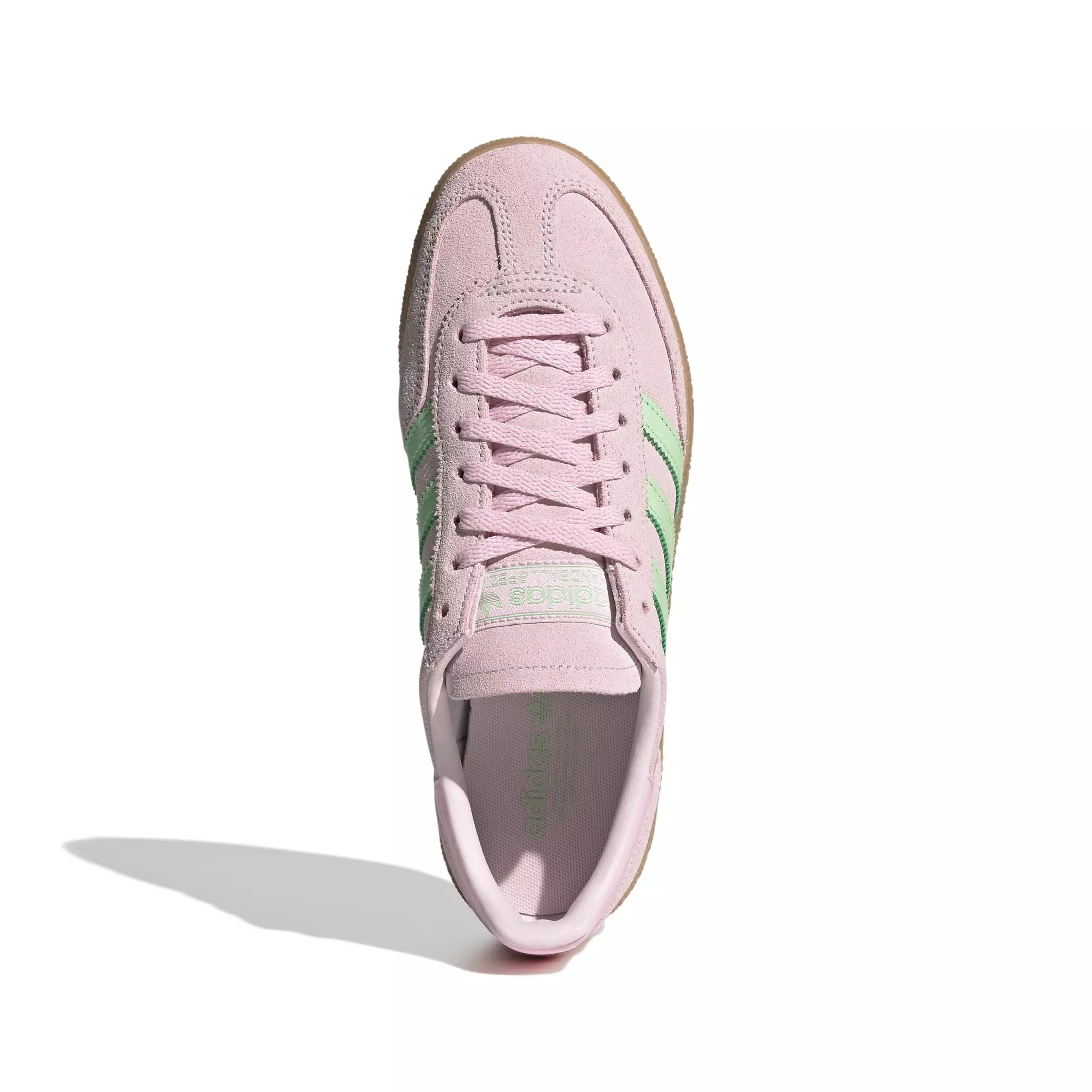 adidas Originals Handball Spezial "Almost Pink/Semi Green Spark/Clear Pink" Women's Shoe - PINK/GREEN/PINK