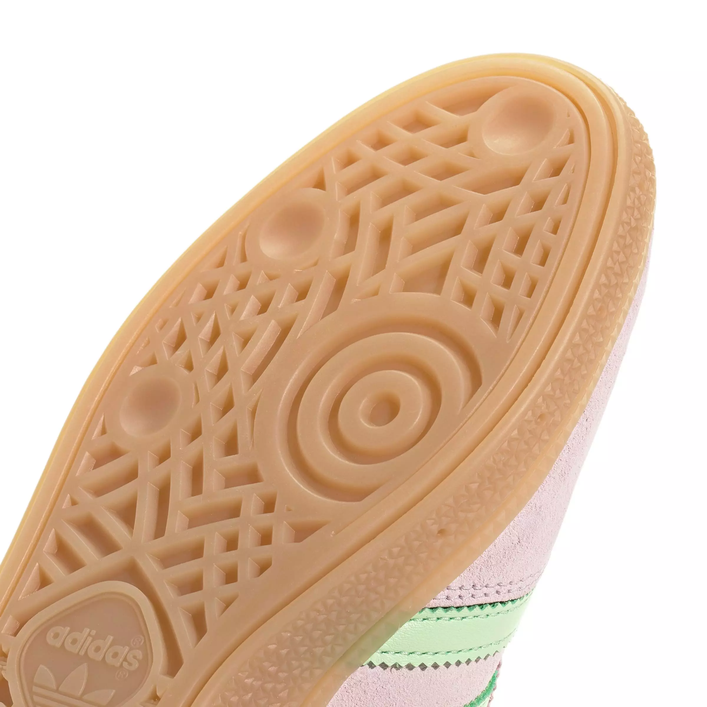 adidas Originals Handball Spezial "Almost Pink/Semi Green Spark/Clear Pink" Women's Shoe - PINK/GREEN/PINK