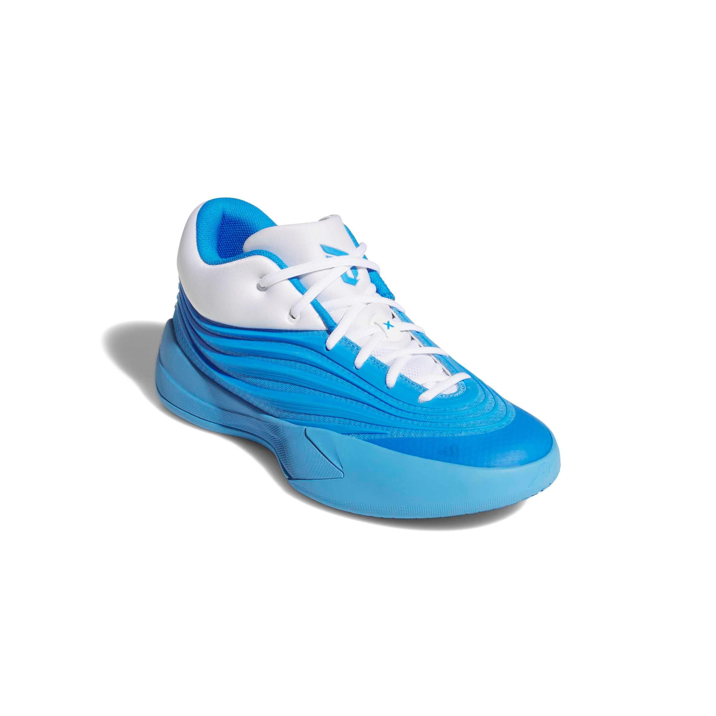 adidas DAME X "Blue Burst/Ftwr White/Lucid Ray Blue" Men's Basketball Shoe - BLUE/WHITE/BLUE Thumbnail View 3