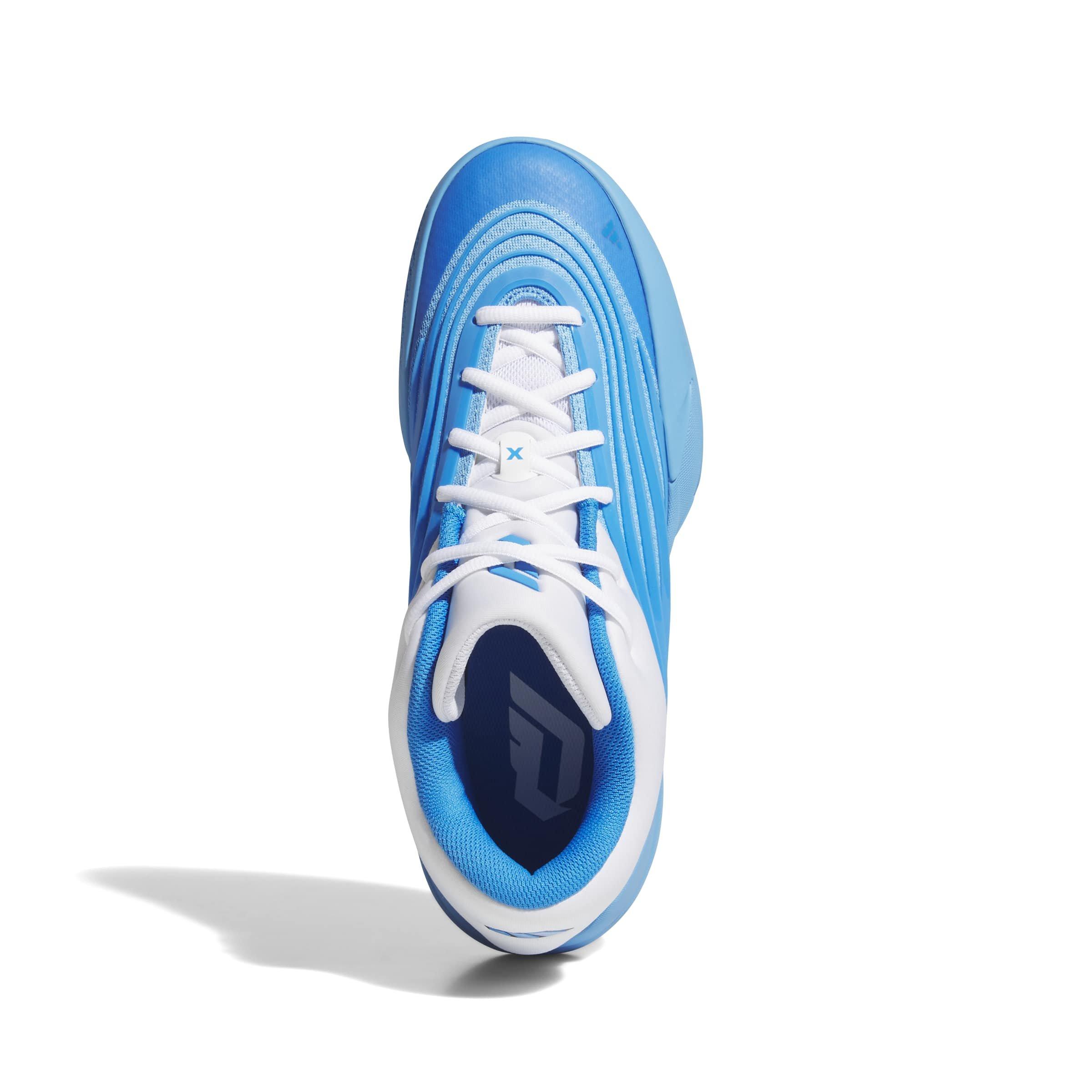 adidas DAME X "Blue Burst/Ftwr White/Lucid Ray Blue" Men's Basketball Shoe - BLUE/WHITE/BLUE Thumbnail View 5