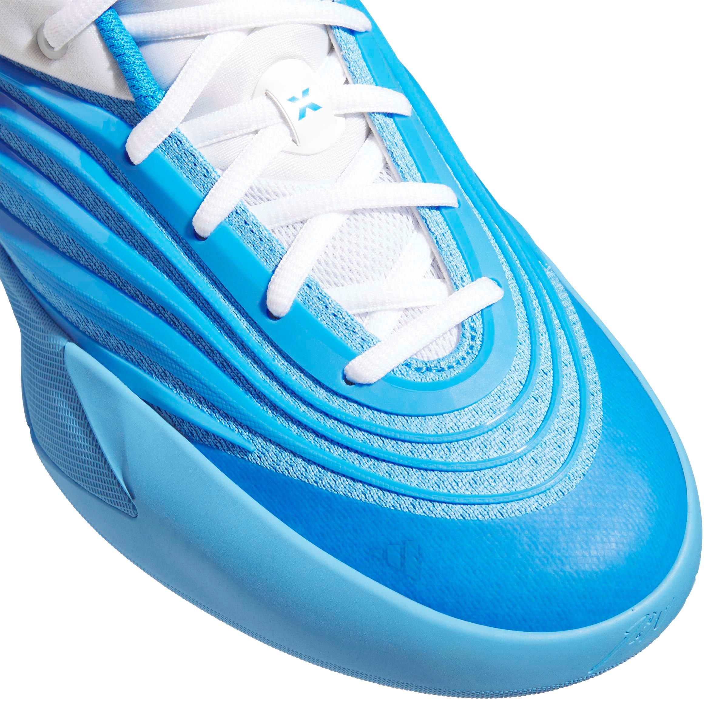 adidas DAME X "Blue Burst/Ftwr White/Lucid Ray Blue" Men's Basketball Shoe - BLUE/WHITE/BLUE Thumbnail View 7