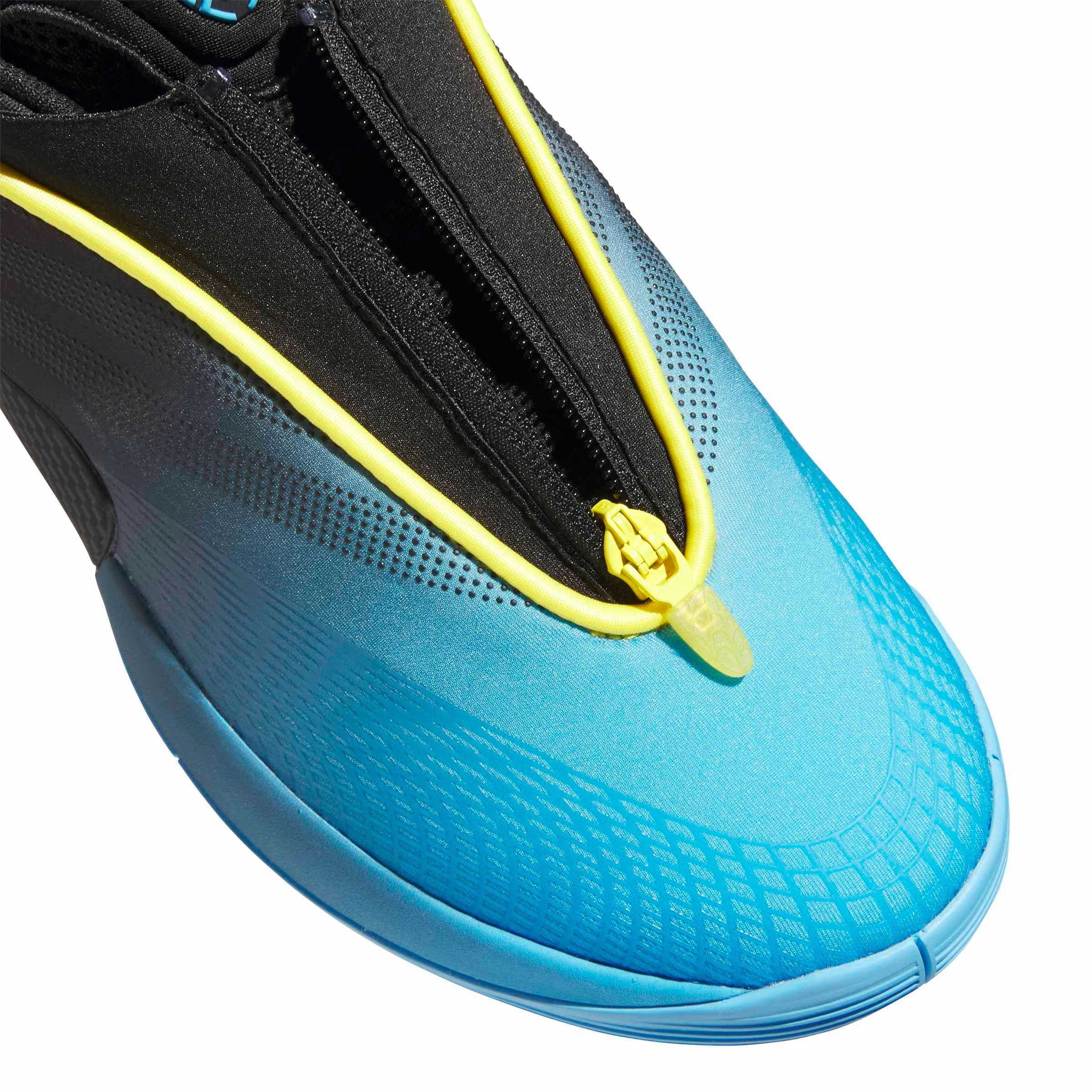 adidas D.O.N. ISSUE 7 "Lucid Aquamarine/Core Black/Yellow" Men's Basketball Shoe - AQUAMARINE/BLACK/YELLOW Thumbnail View 8