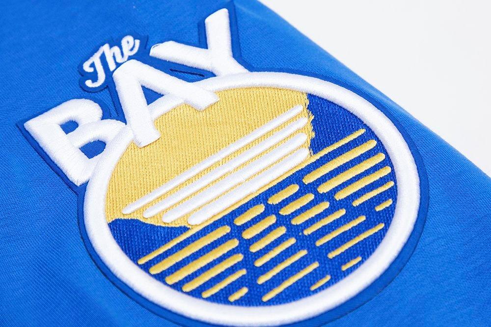 Pro Standard Men's Golden State Warriors Classic Chenille DK PO Hoodie -Royal Blue - ROYAL BLUE Thumbnail View 7