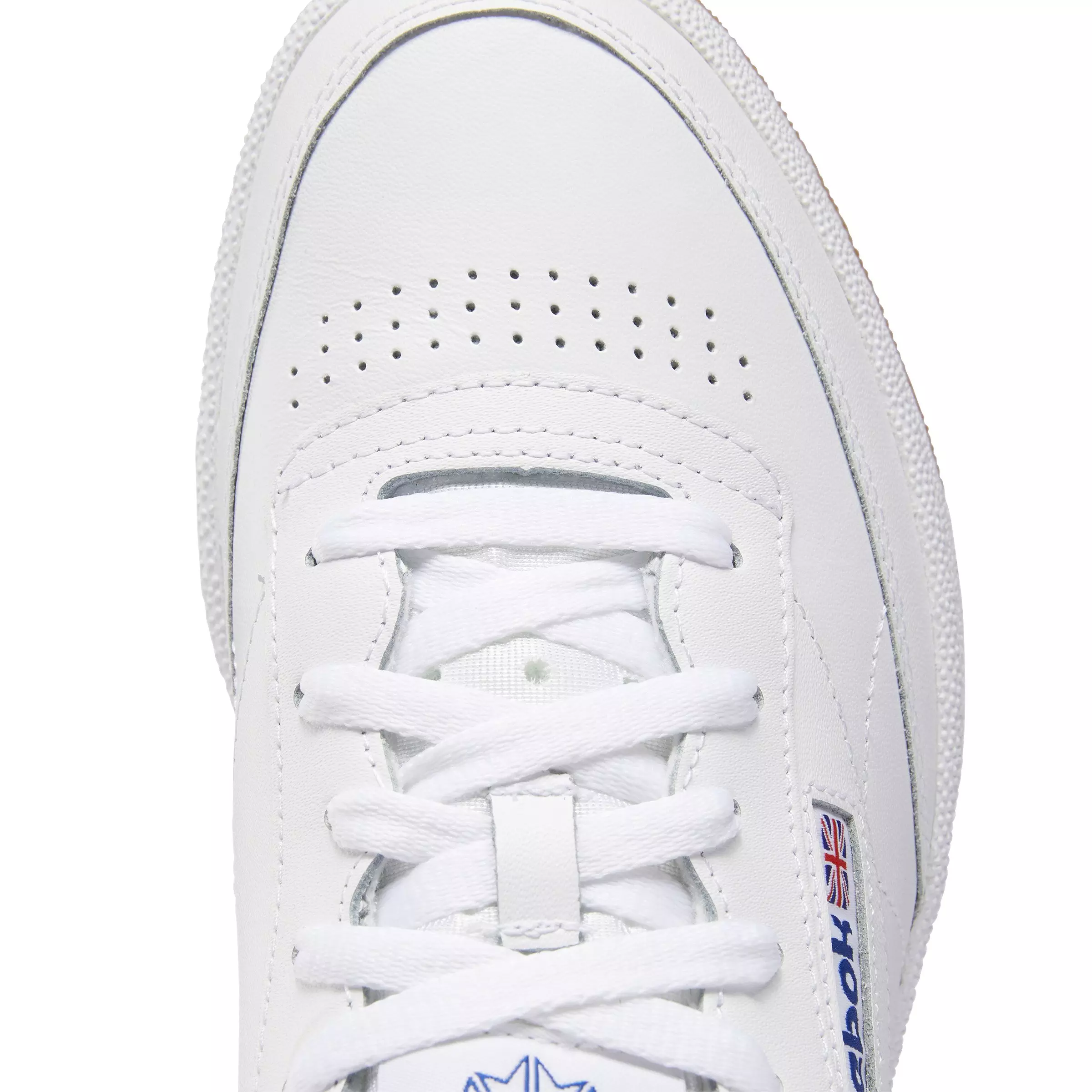 Reebok Club C 85 "Int White/Royal Gum" Grade School Boys' Shoe - WHITE/GUM