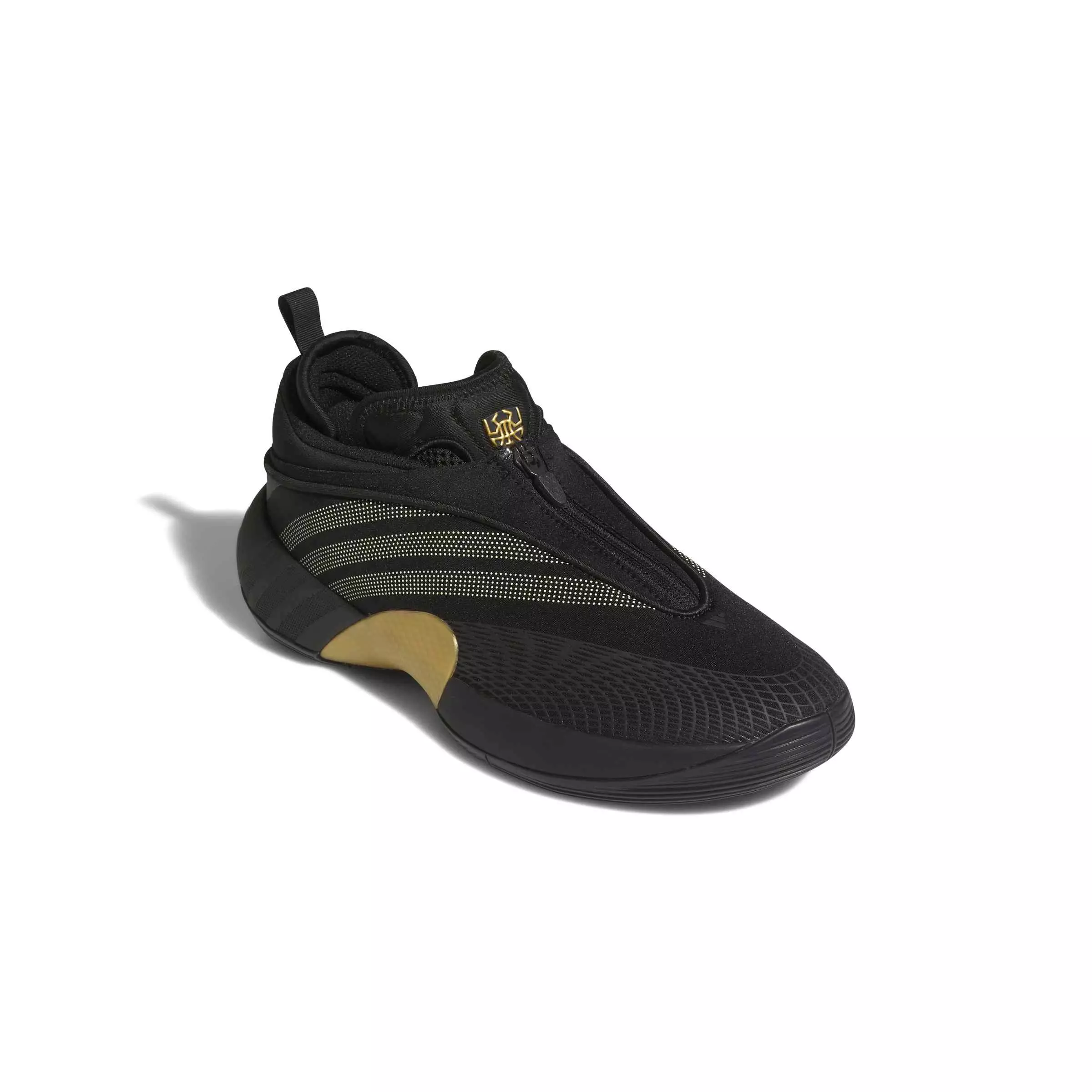 adidas D.O.N. ISSUE 7 "Core Black/Gold Met./Ice Gold Metallic" Men's Basketball Shoe - BLACK/GOLD/GOLD