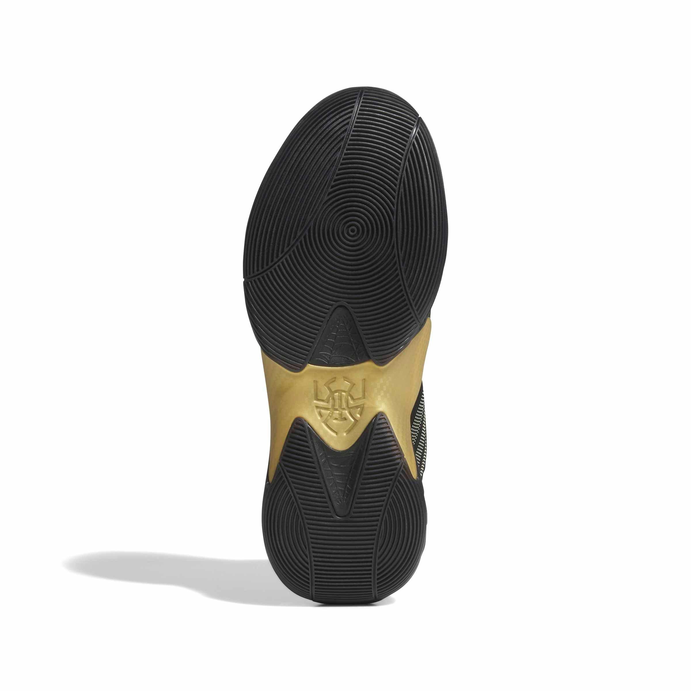 adidas D.O.N. ISSUE 7 "Core Black/Gold Met./Ice Gold Metallic" Men's Basketball Shoe - BLACK/GOLD/GOLD Thumbnail View 6