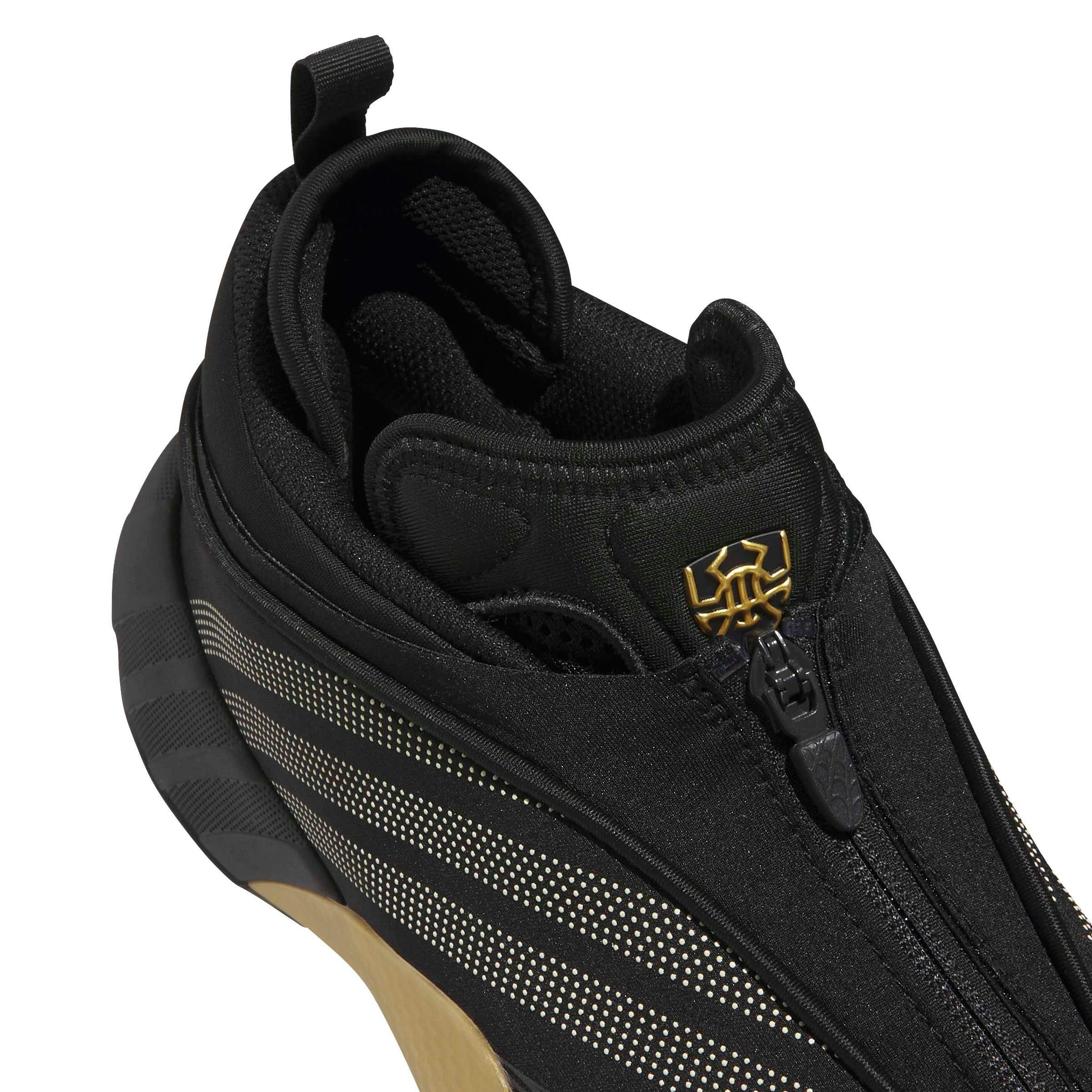 adidas D.O.N. ISSUE 7 "Core Black/Gold Met./Ice Gold Metallic" Men's Basketball Shoe - BLACK/GOLD/GOLD Thumbnail View 7