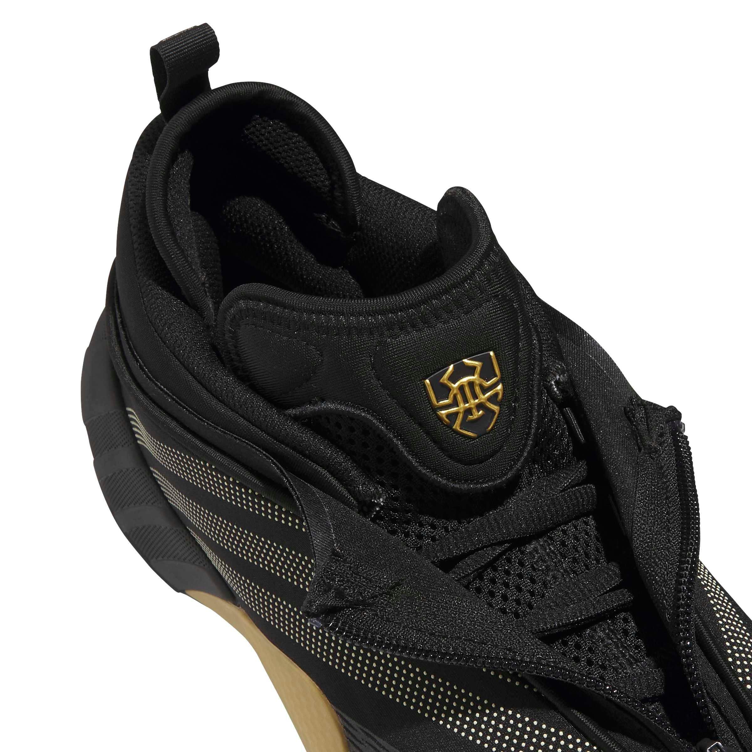 adidas D.O.N. ISSUE 7 "Core Black/Gold Met./Ice Gold Metallic" Men's Basketball Shoe - BLACK/GOLD/GOLD Thumbnail View 8